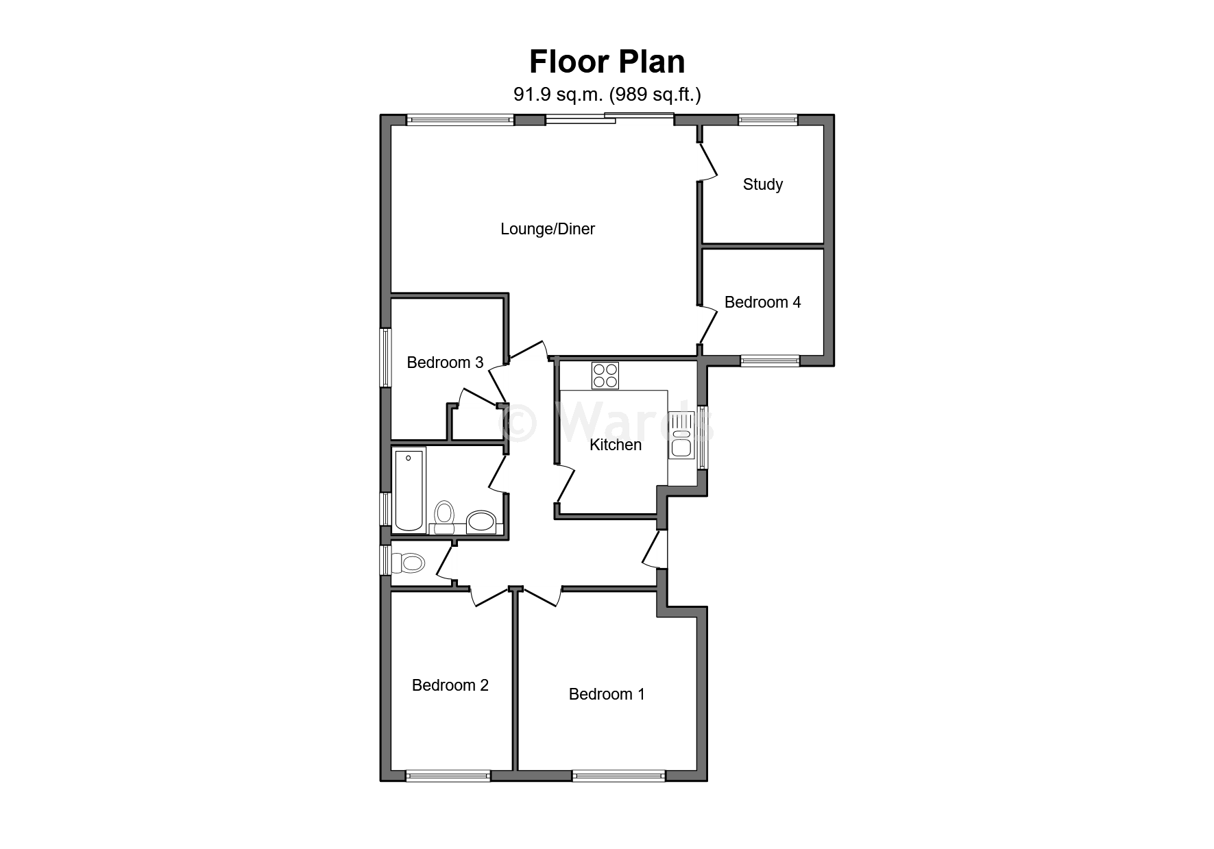 50, Stanley Road, Whitstable floorplan