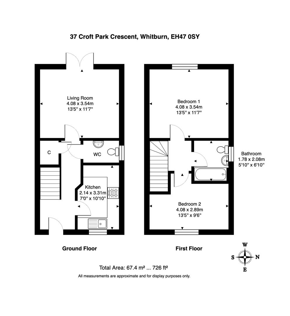 37, Croft Park Crescent, Whitburn floorplan