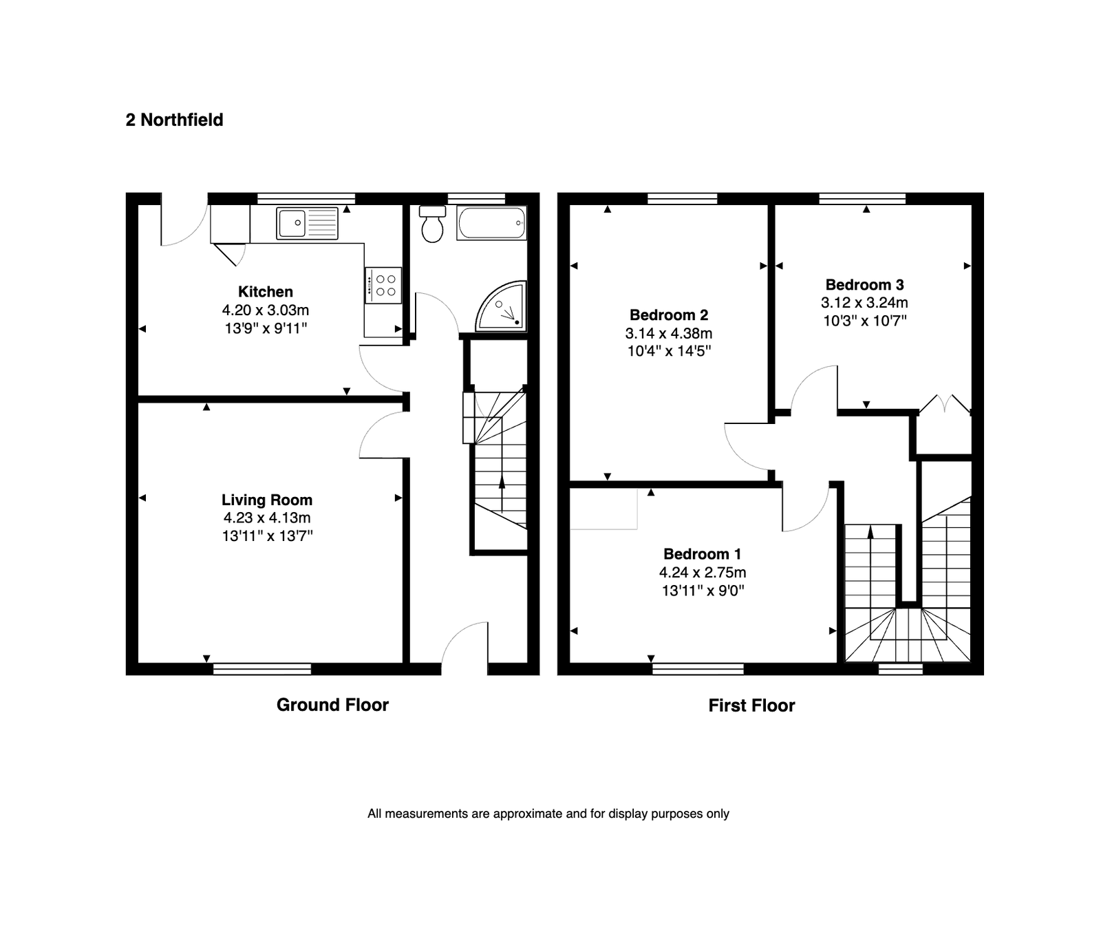 2, Northfield Road, Denny floorplan