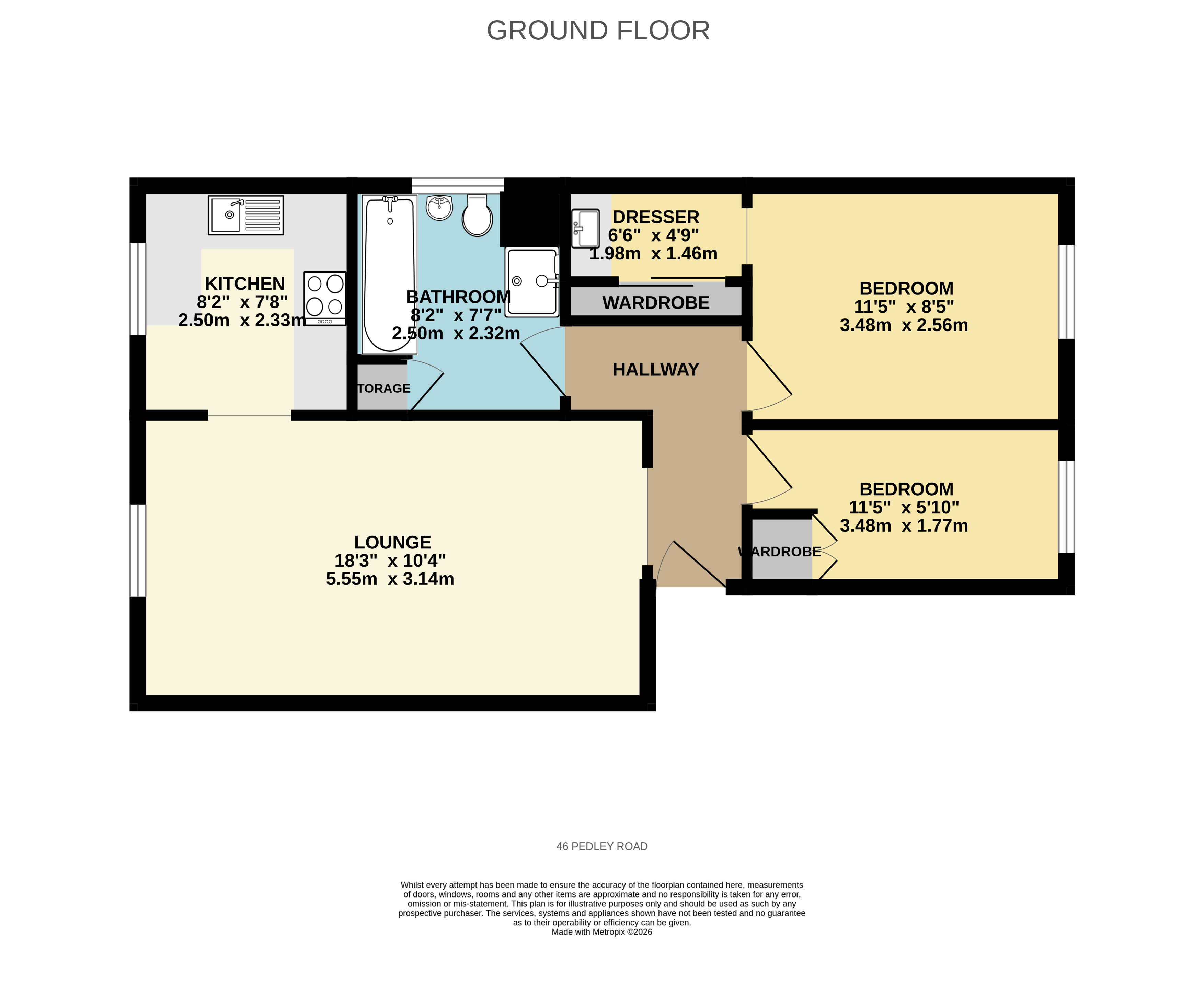 46, Pedley Road, Dagenham floorplan
