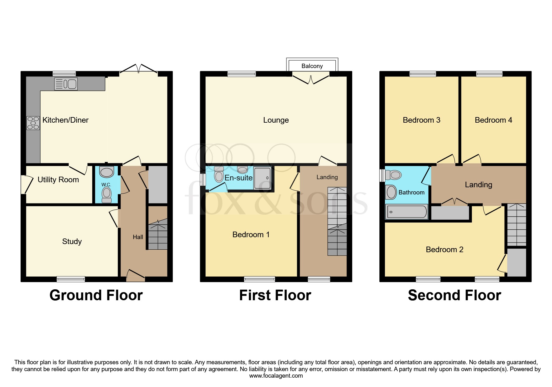 1, Balfour Terrace, Roughmoor Close, Taunton floorplan