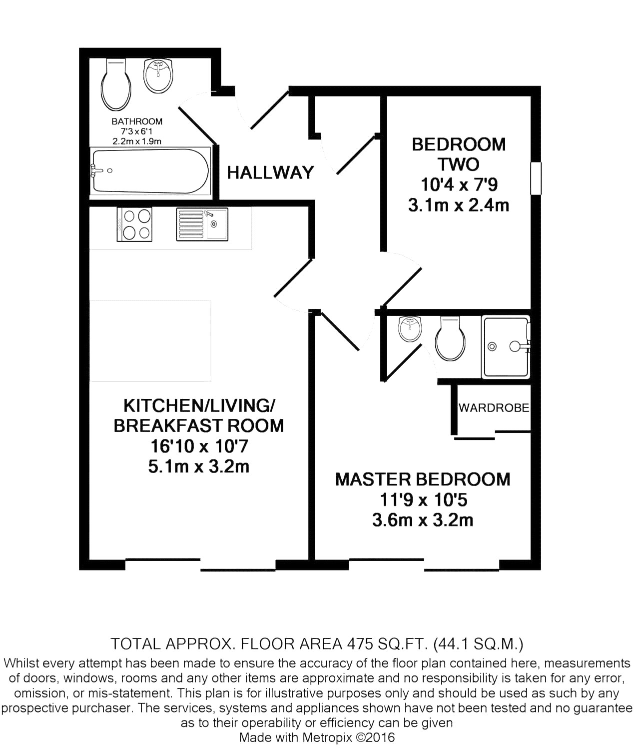 2 Bedrooms Flat to rent in Miflats, High Street, Bracknell, Berkshire RG12