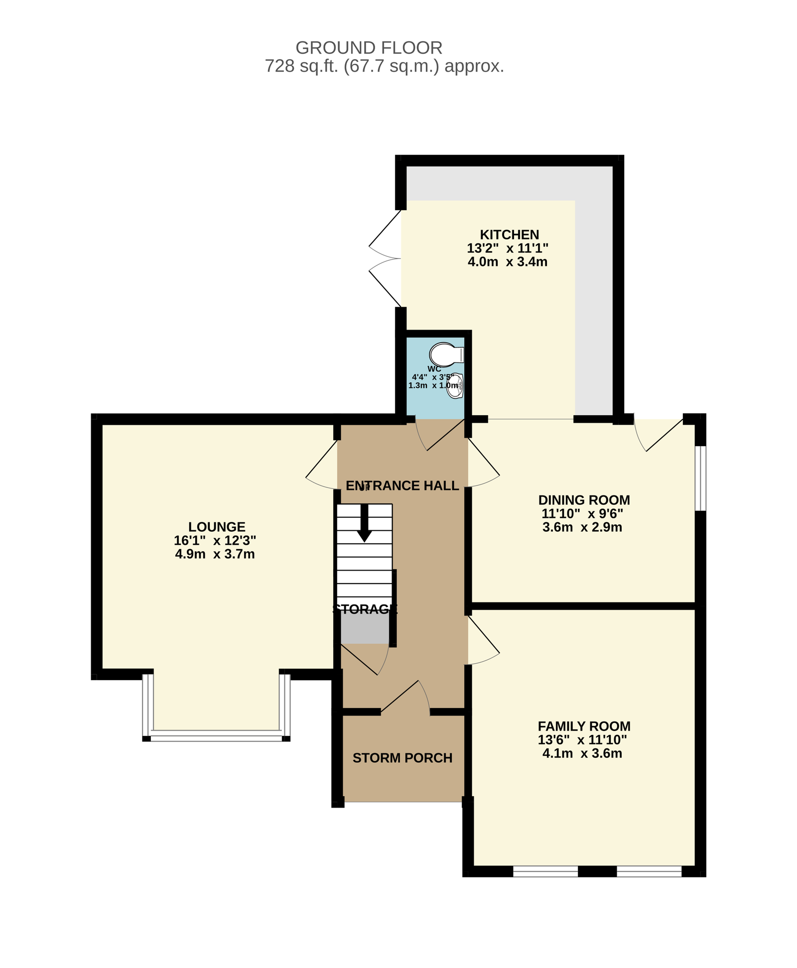 Oakdale House, Lynn Lane, Lichfield floorplan