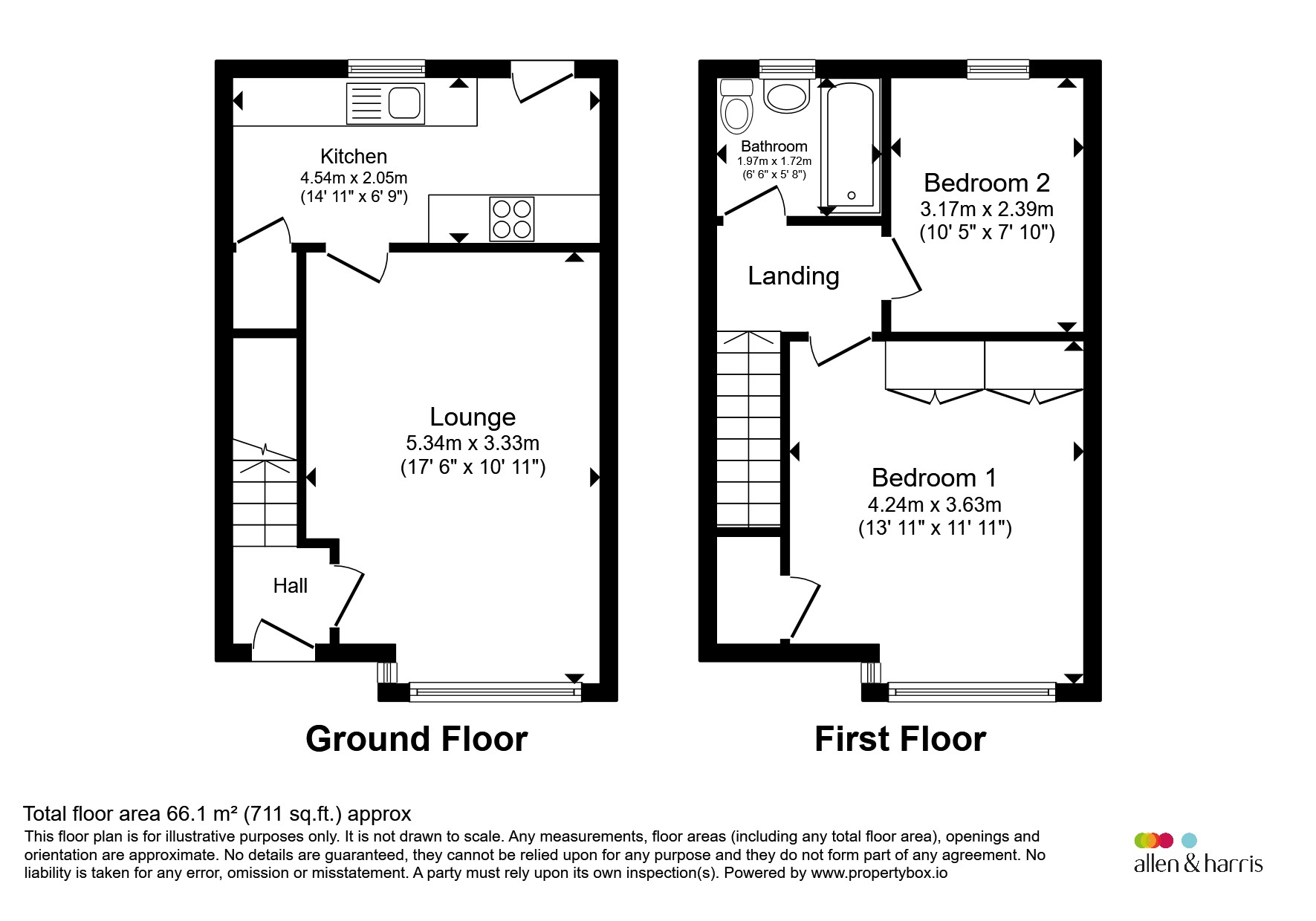 18, Douglas Avenue, Johnstone floorplan