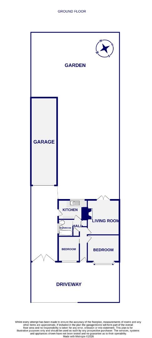 24, Almsford Road, York floorplan