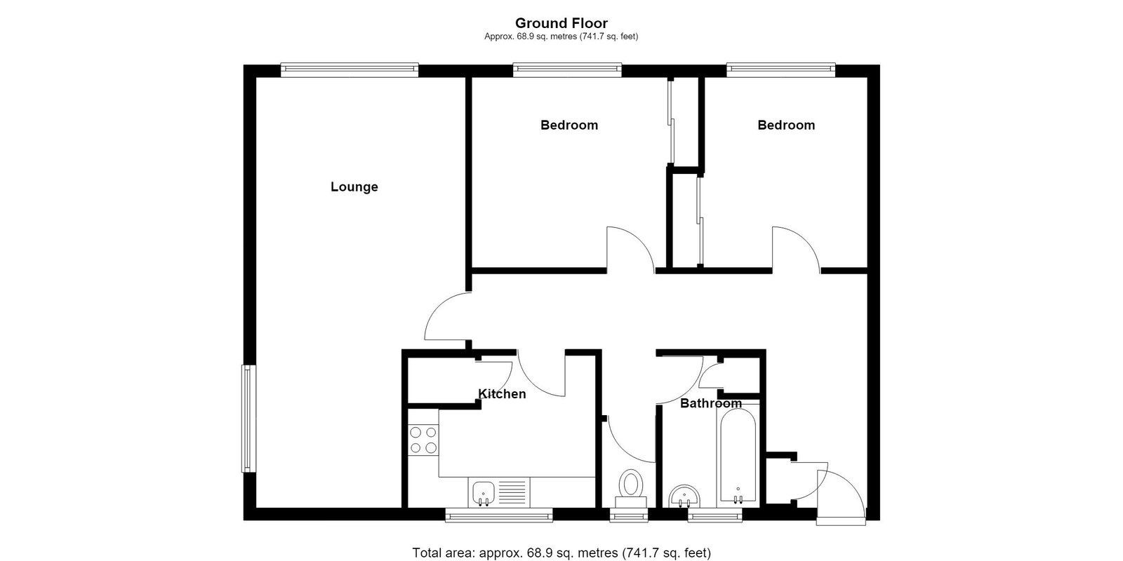 Louise Court, 7,Flat 4, Victoria Road, Birmingham floorplan