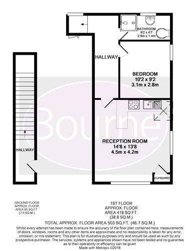 1 Bedrooms Flat to rent in York Road, Guildford GU1