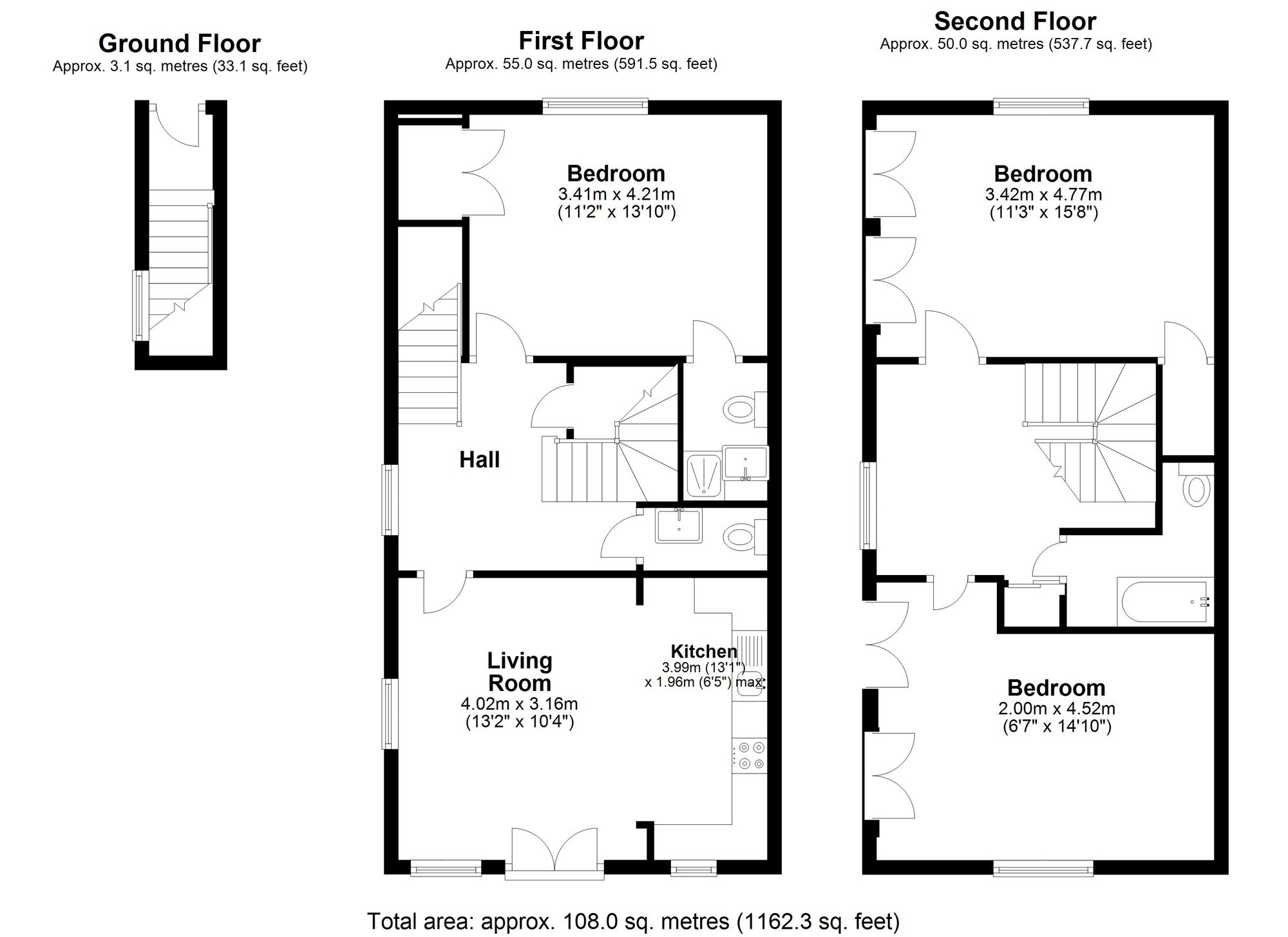 2 Harley Court London Road, Marlborough floorplan