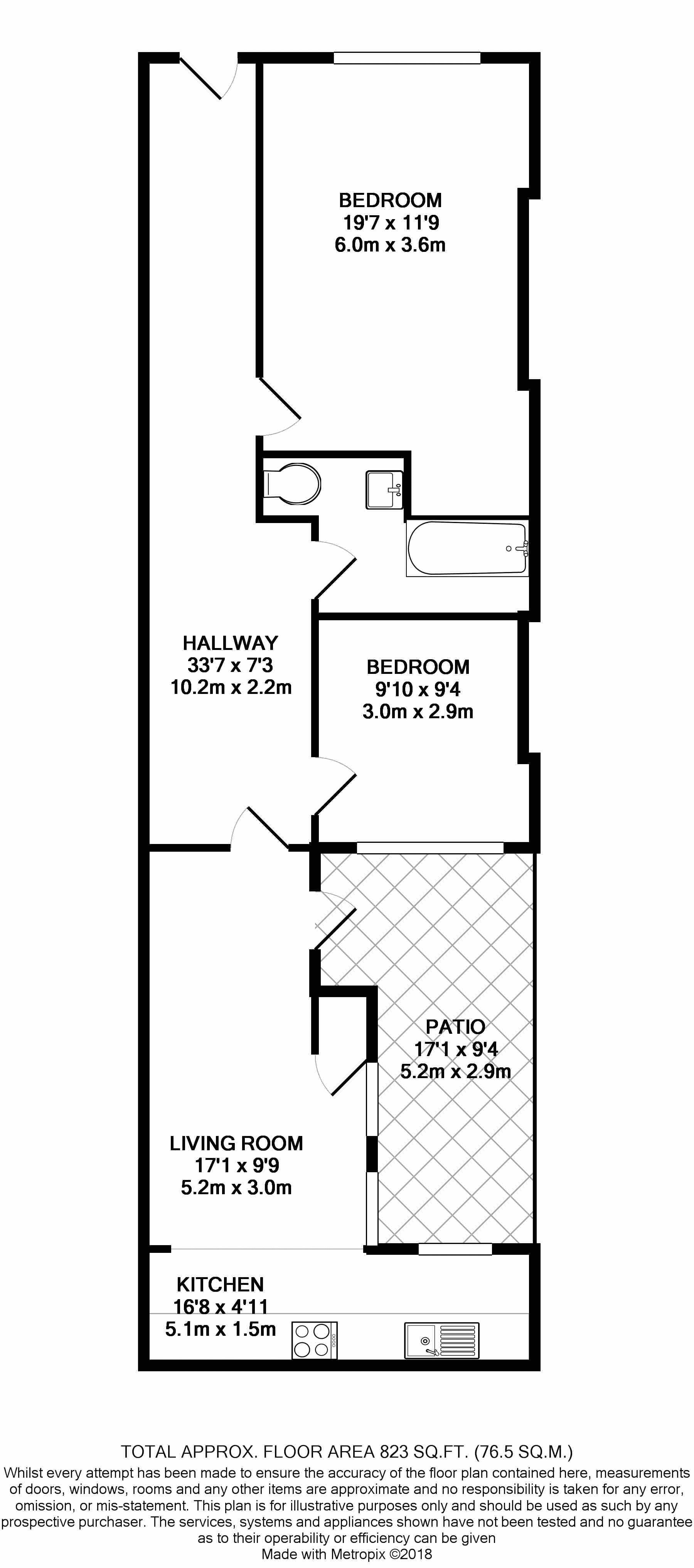 2 Bedrooms Flat for sale in Norfolk Square, Brighton BN1