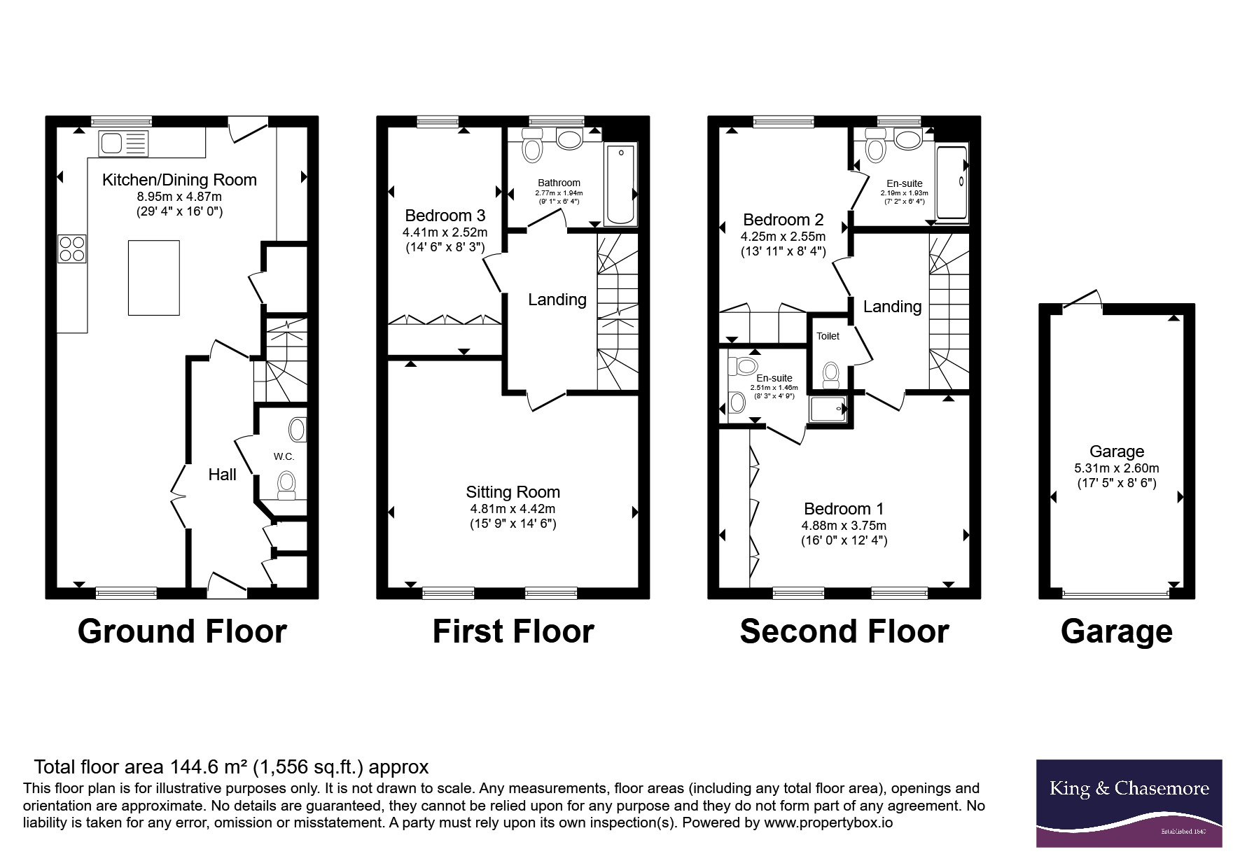 5, King George Gardens, West Sussex floorplan