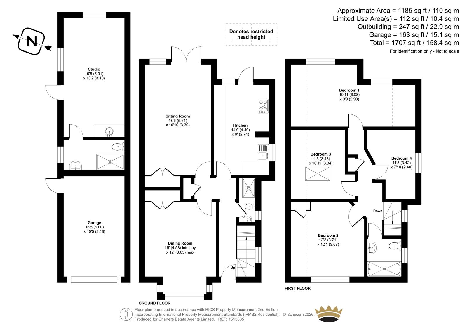 43, Cross Lane, Worthing floorplan