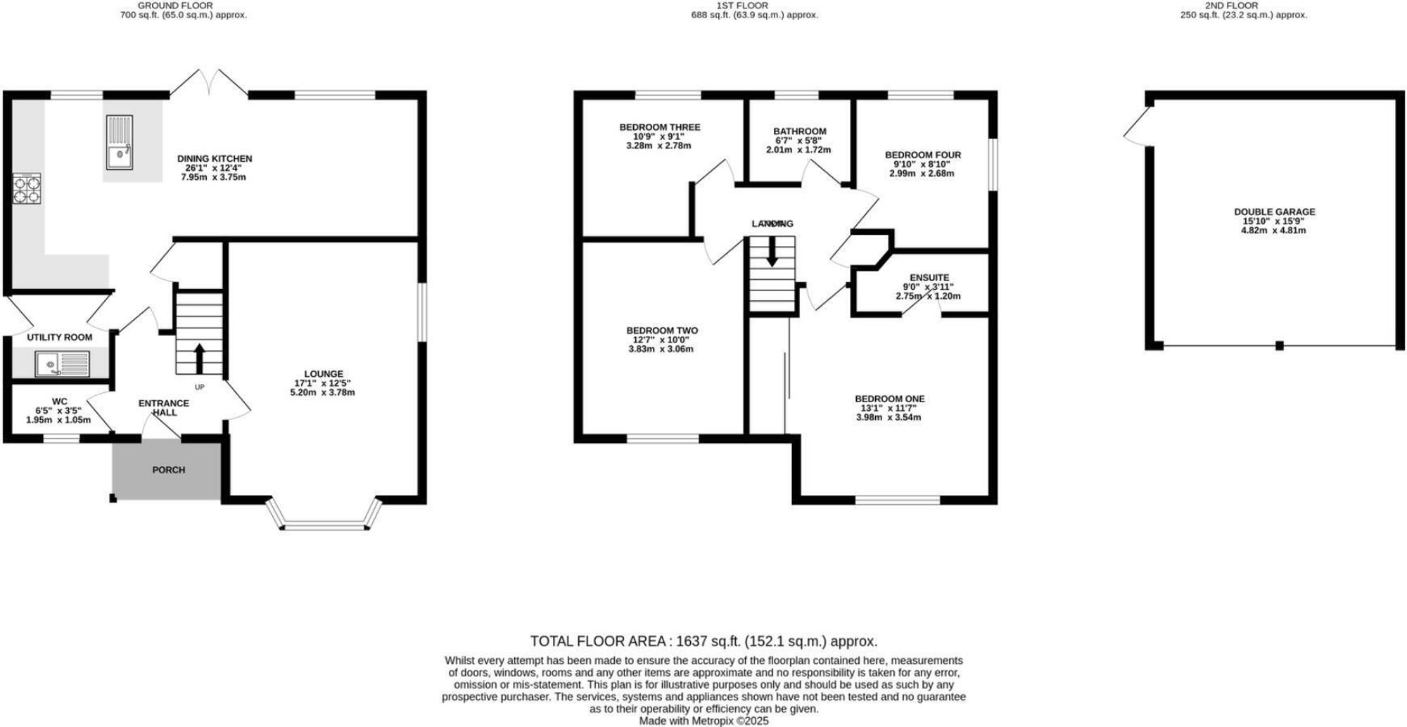 11 Georges Place, Tarporley floorplan