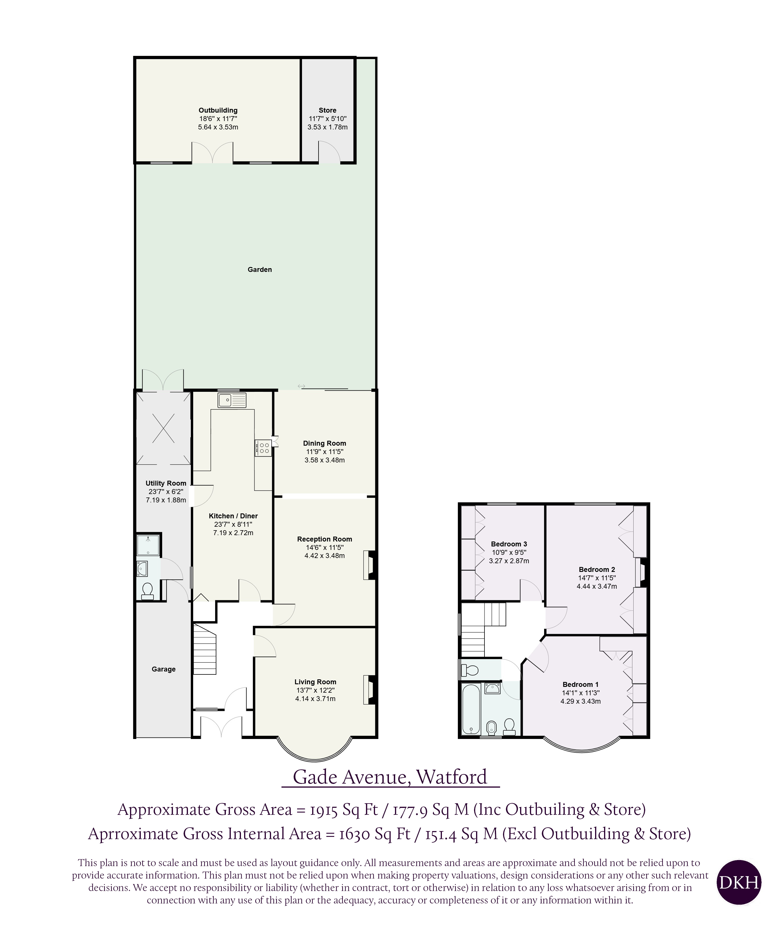 13, Gade Avenue, Hertfordshire floorplan