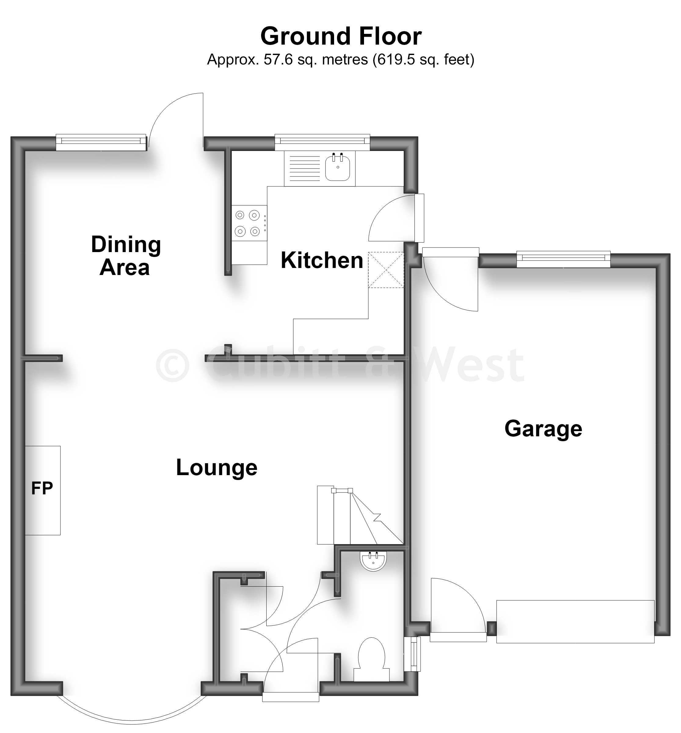 14, Dial Close, Barnham floorplan