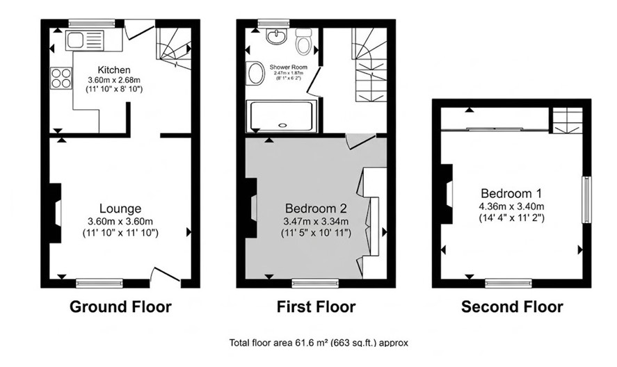 8 Weavering Cottages,, Ashford Road, Maidstone floorplan