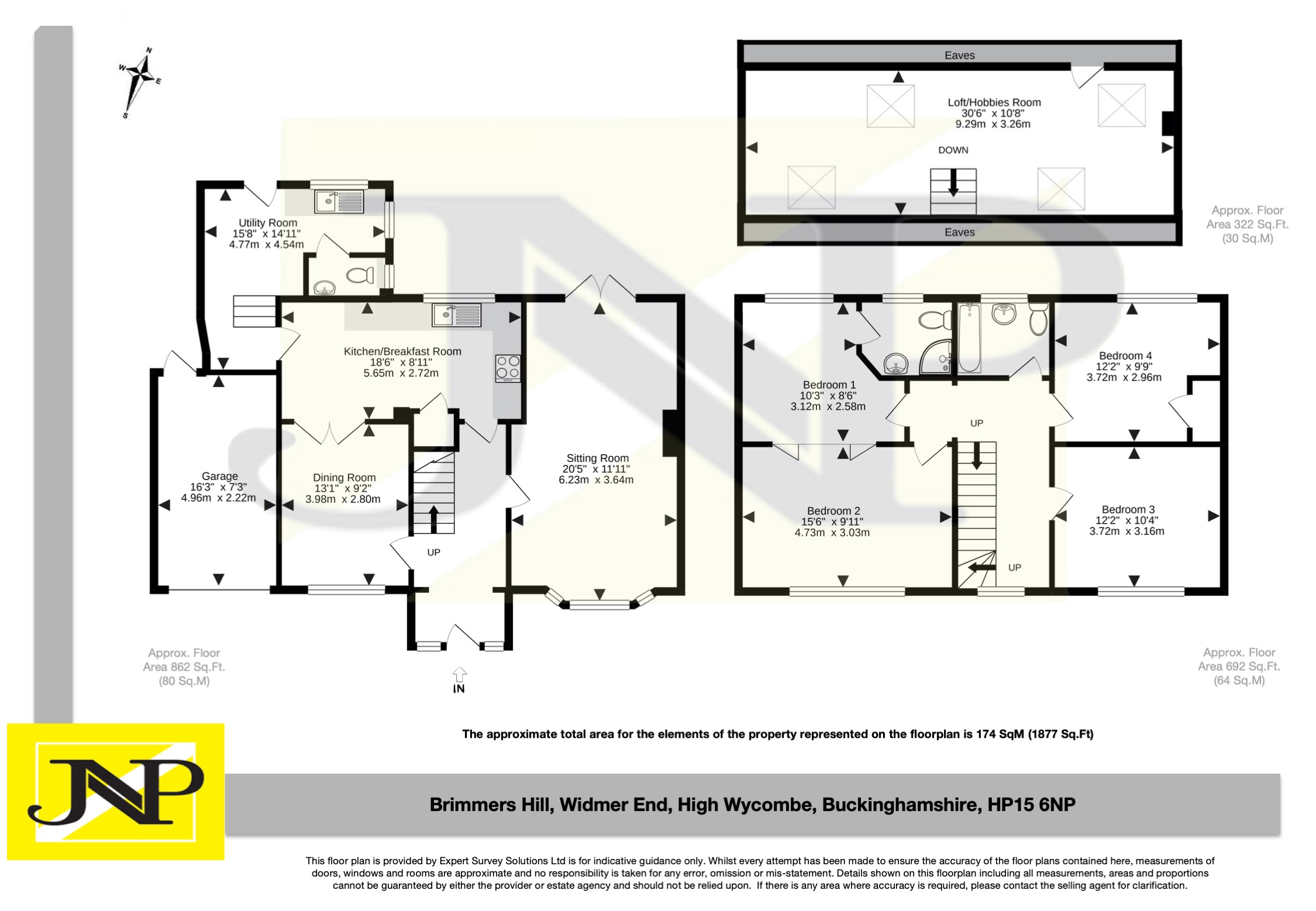4 bed semidetached house for sale in Brimmers Hill, Widmer End, High