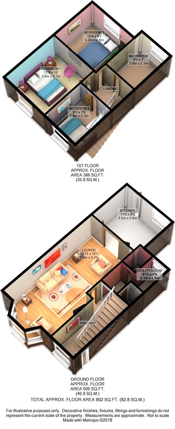 67, Derham Gardens, Essex floorplan