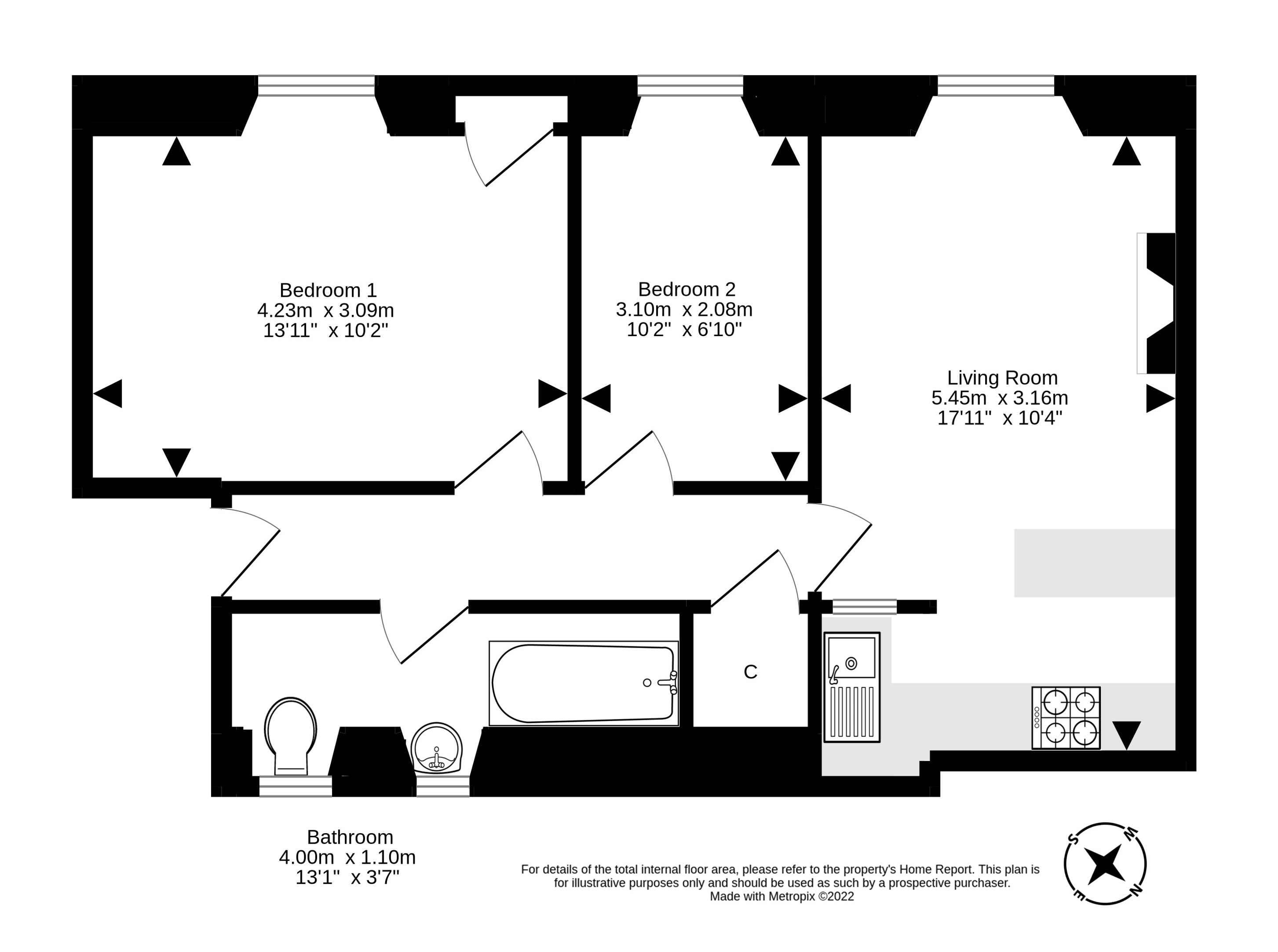 104G, High Street, Dalkeith EH22, 2 bedroom flat for sale 62873808