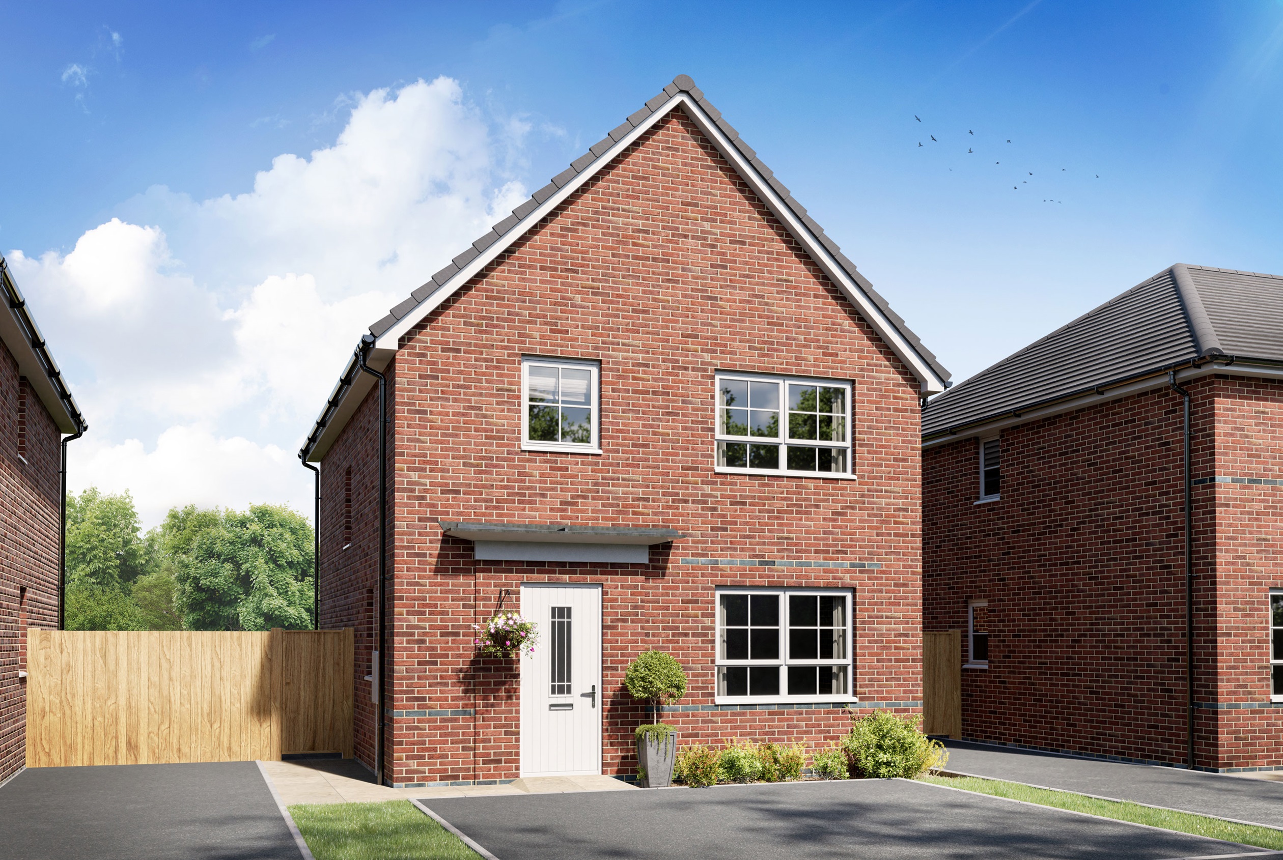 Property 1 of 8. Exterior CGI Elevation Of Our 3 Bed Collaton Home