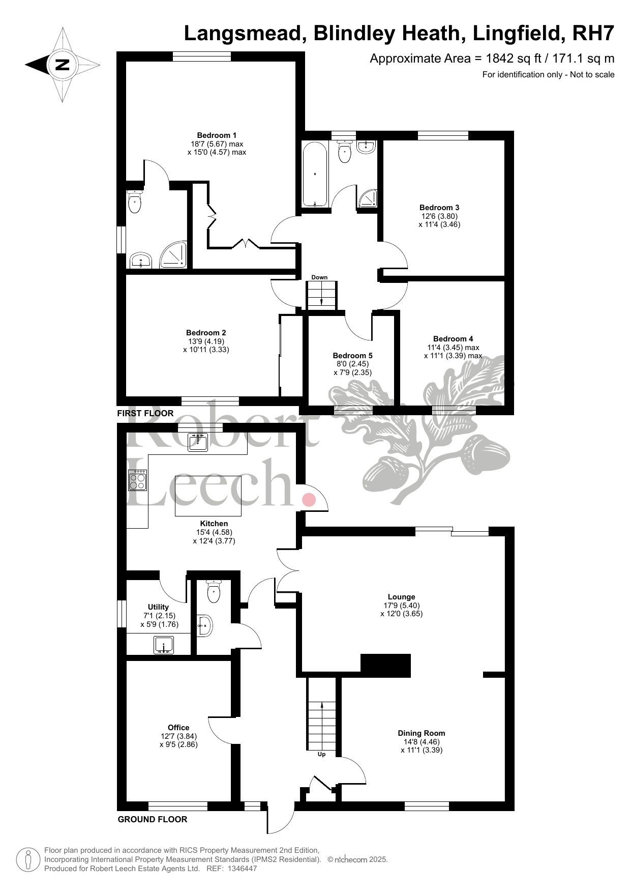 15, Langsmead, Lingfield floorplan