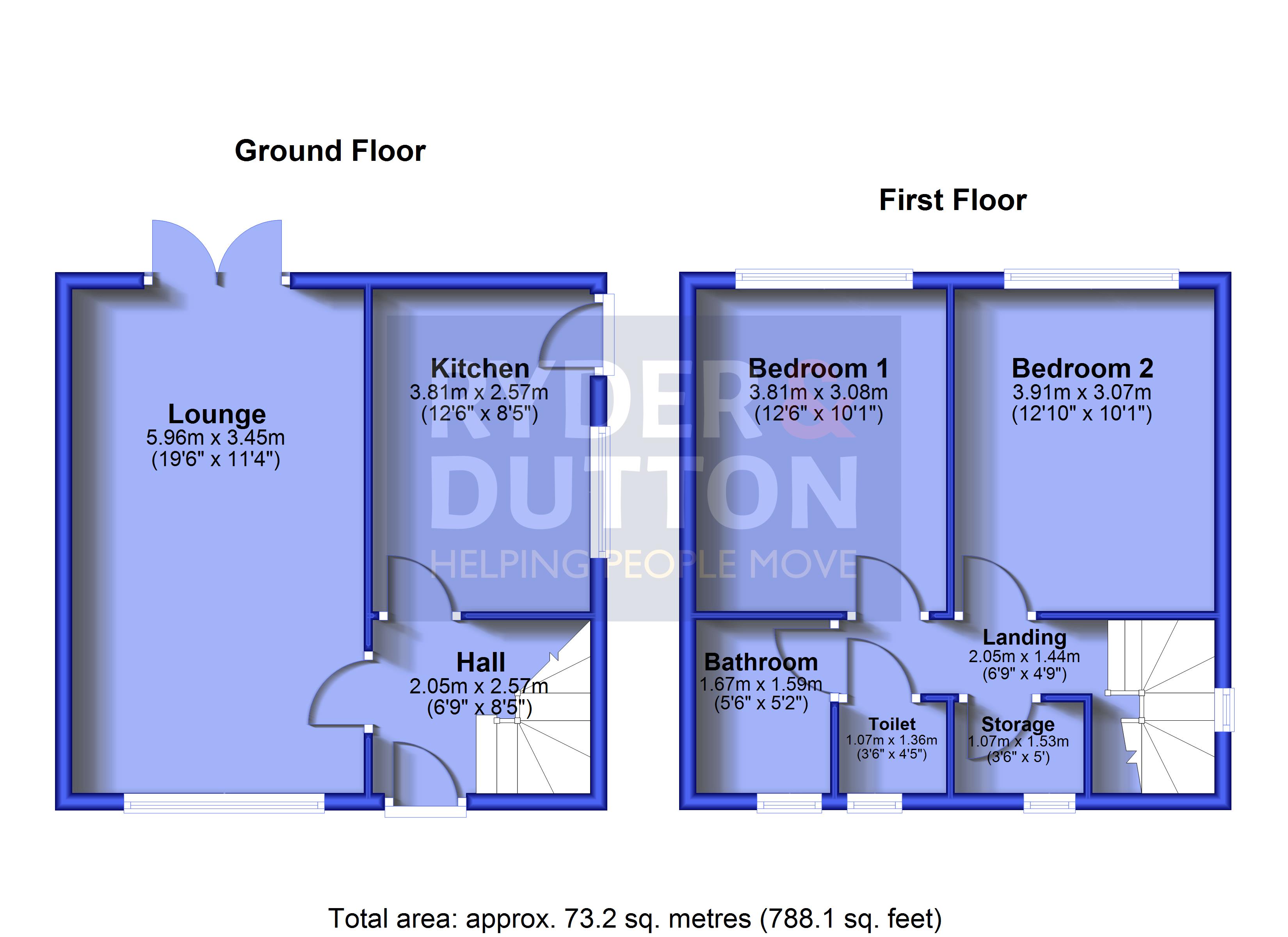 12, Ullock Walk, Manchester floorplan