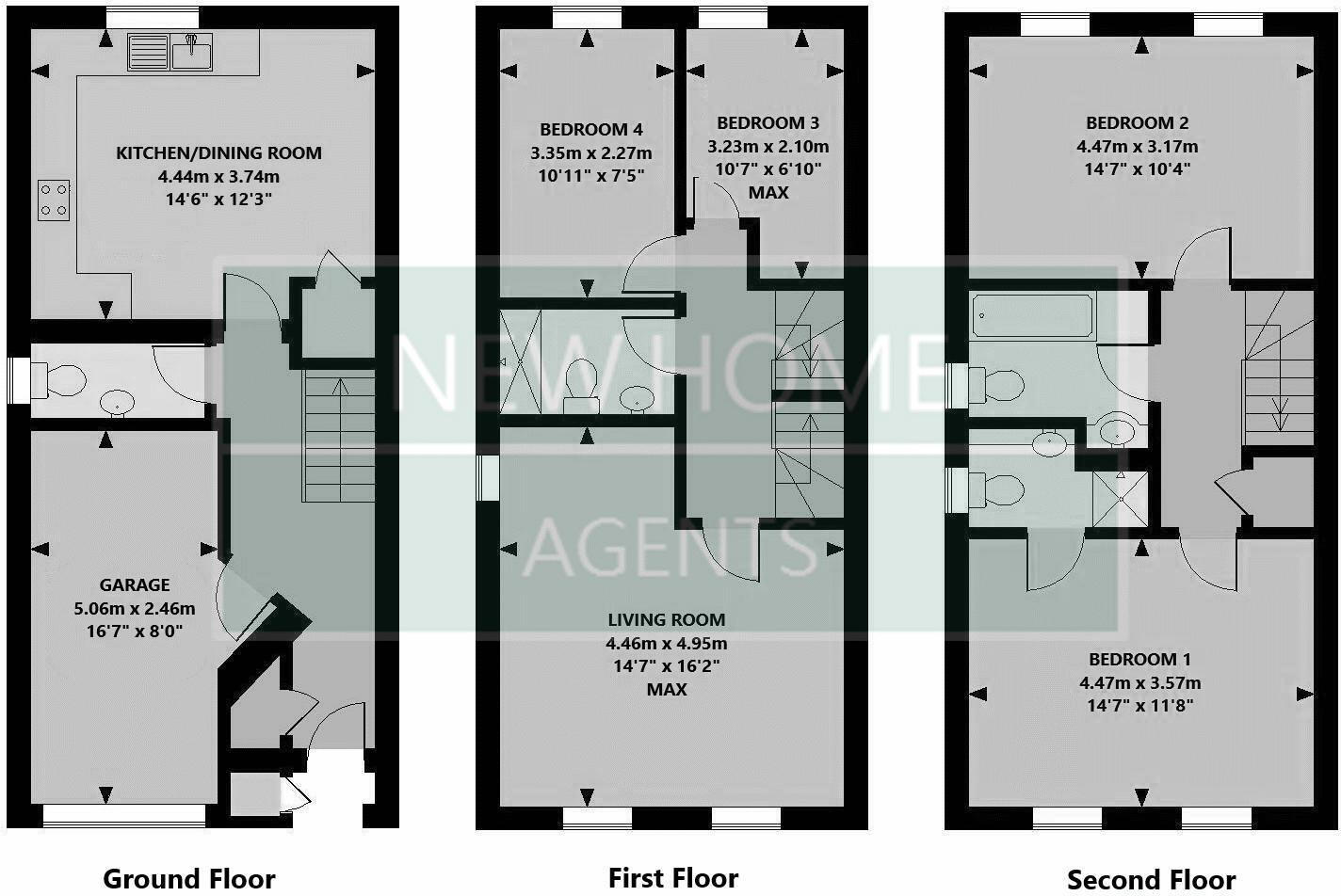 37, Middlebrook Green, Market Harborough floorplan