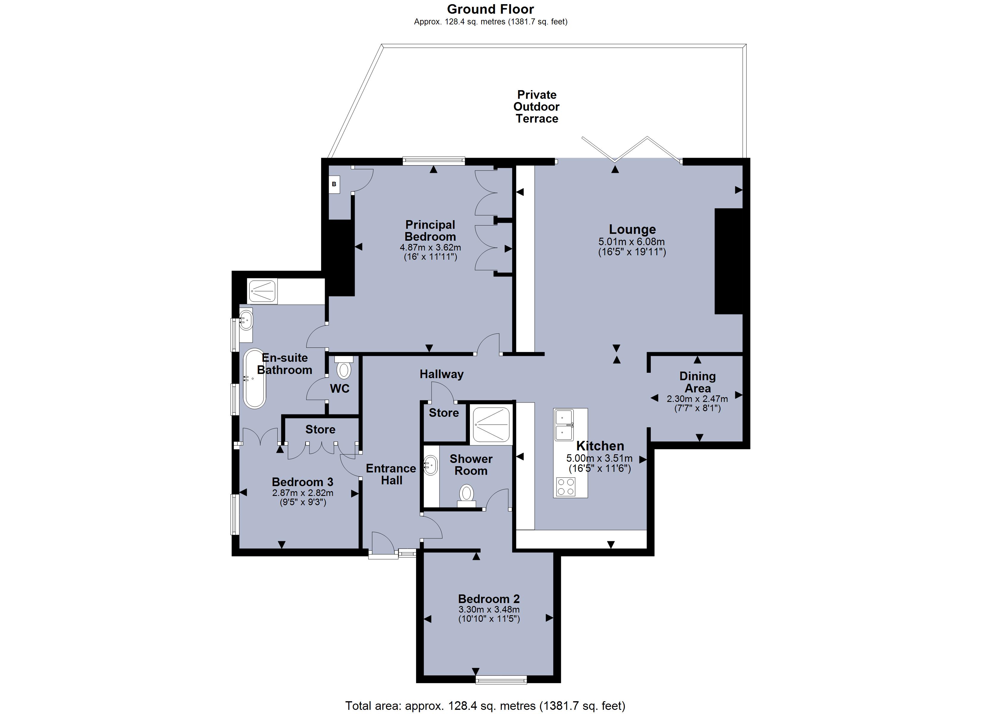Curzon Park North, Chester CH4, 3 bedroom flat for sale 63287202