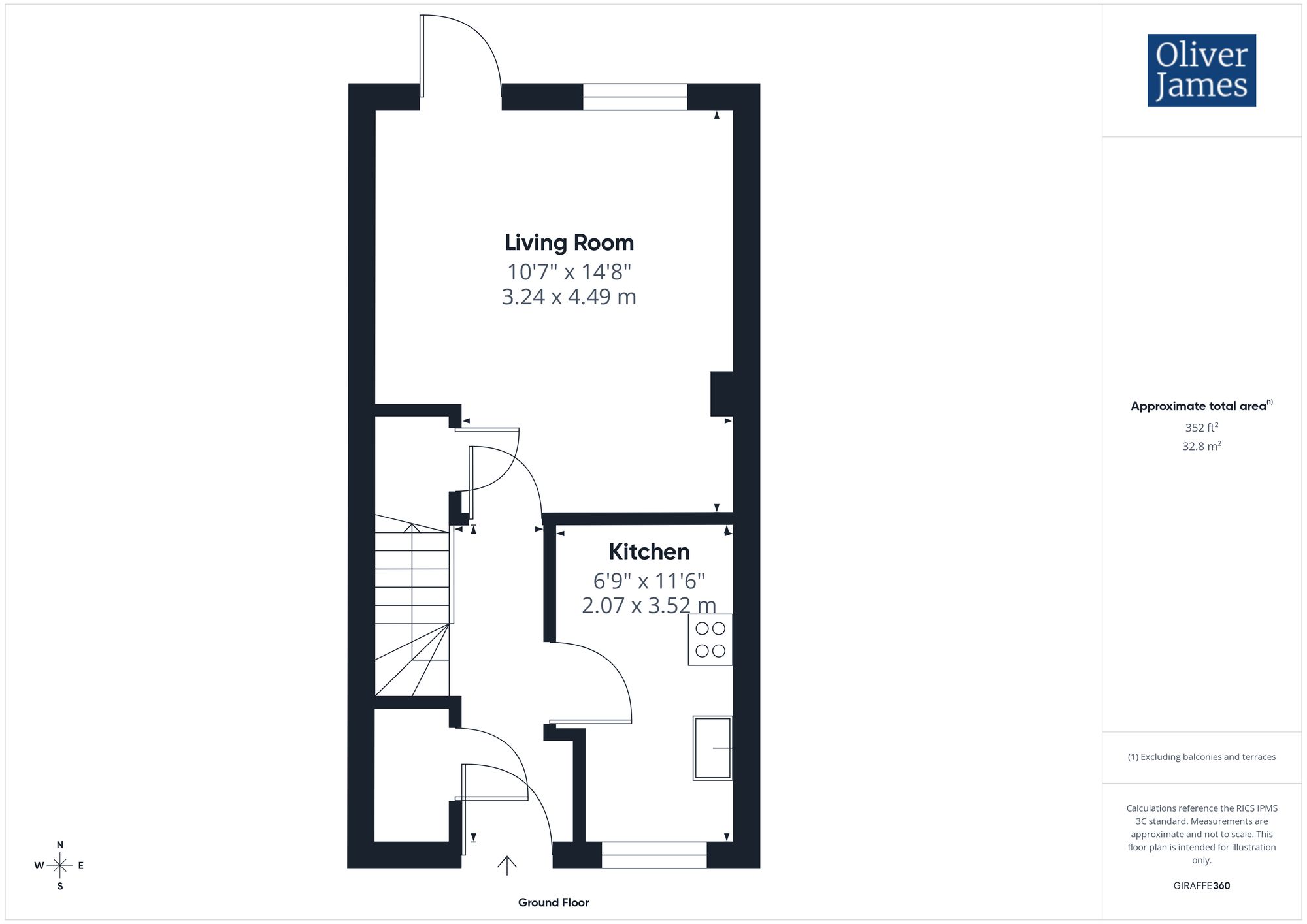 4 Hodson Court, Huntingdon floorplan