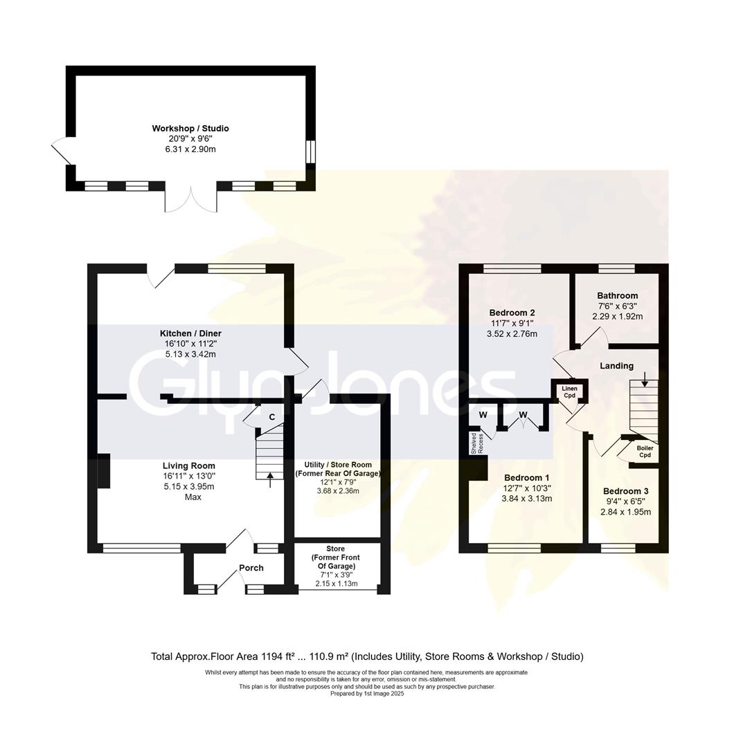 58, Mallon Dene, Rustington floorplan