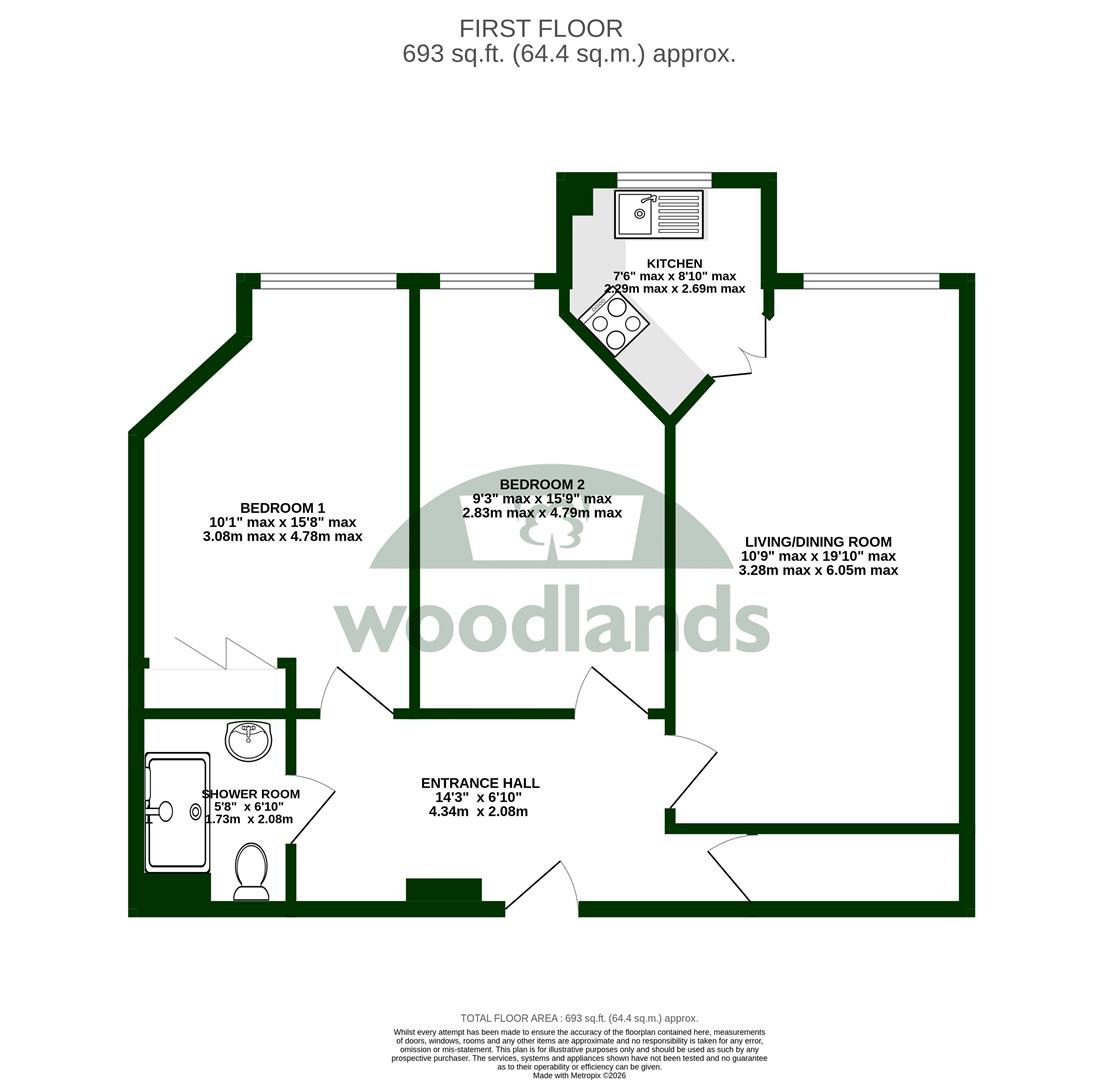 22, Wakefield Court, Blackbridge Lane, Horsham floorplan