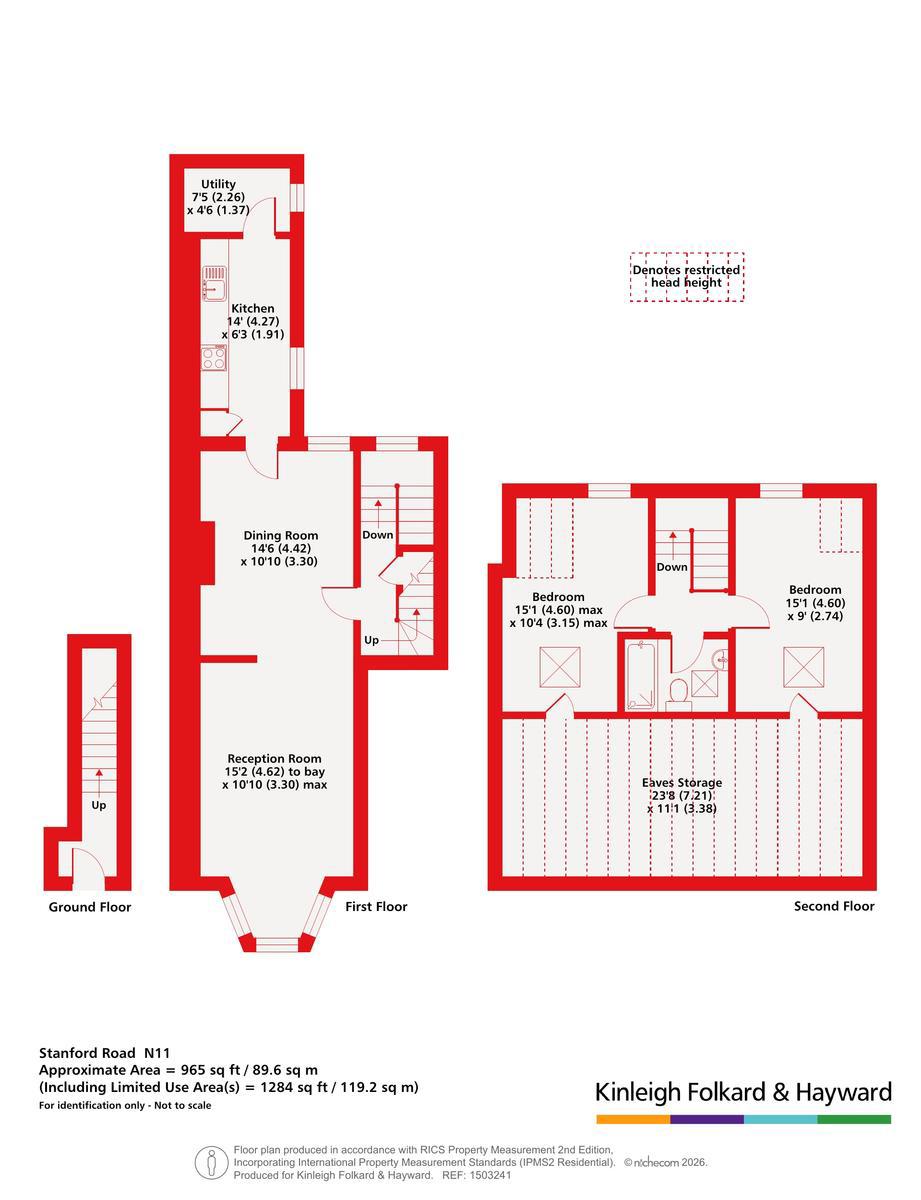 Flat 3, 55, Stanford Road, London floorplan