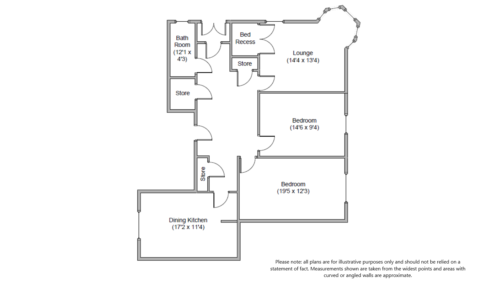 Edgemont Street, Shawlands, Glasgow G41, 2 bedroom flat for sale