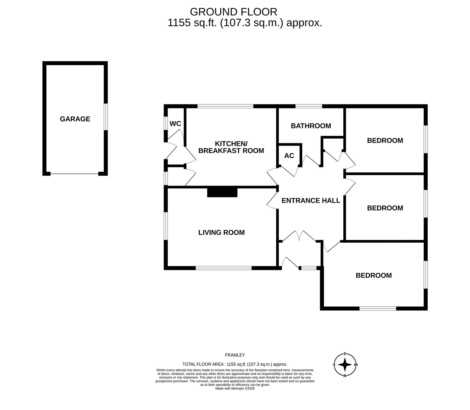 Framley, Imperial Road, Malvern floorplan