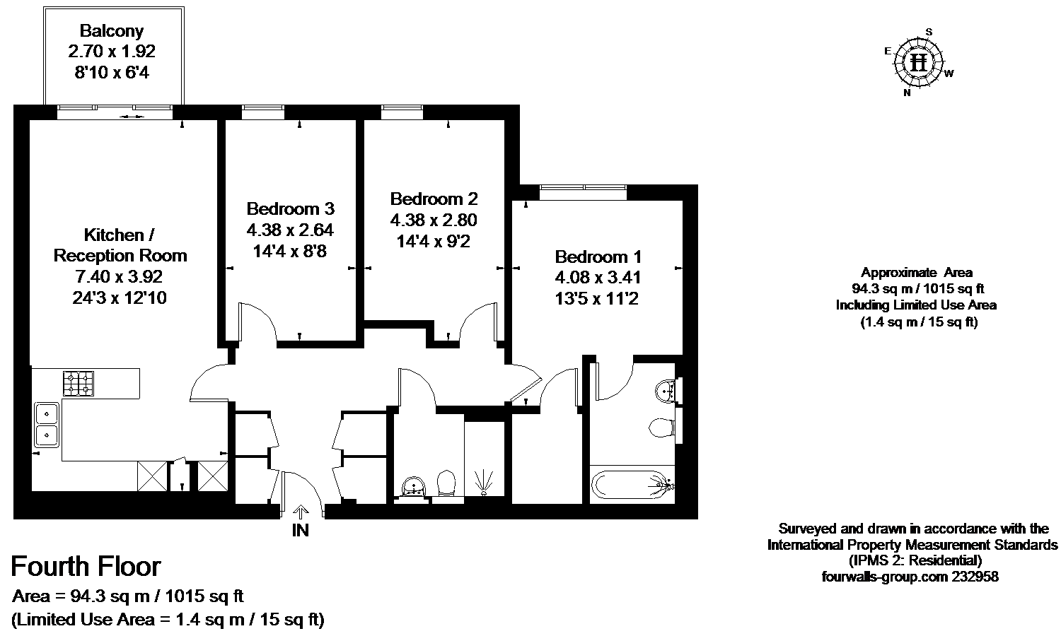3 Bedrooms Flat for sale in Napier House, Bromyard Avenue, Acton W3