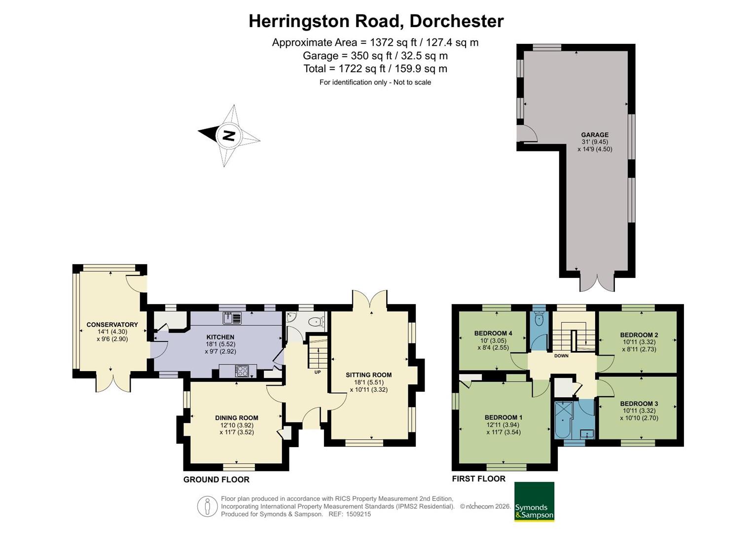 21, Herringston Road, Dorchester floorplan