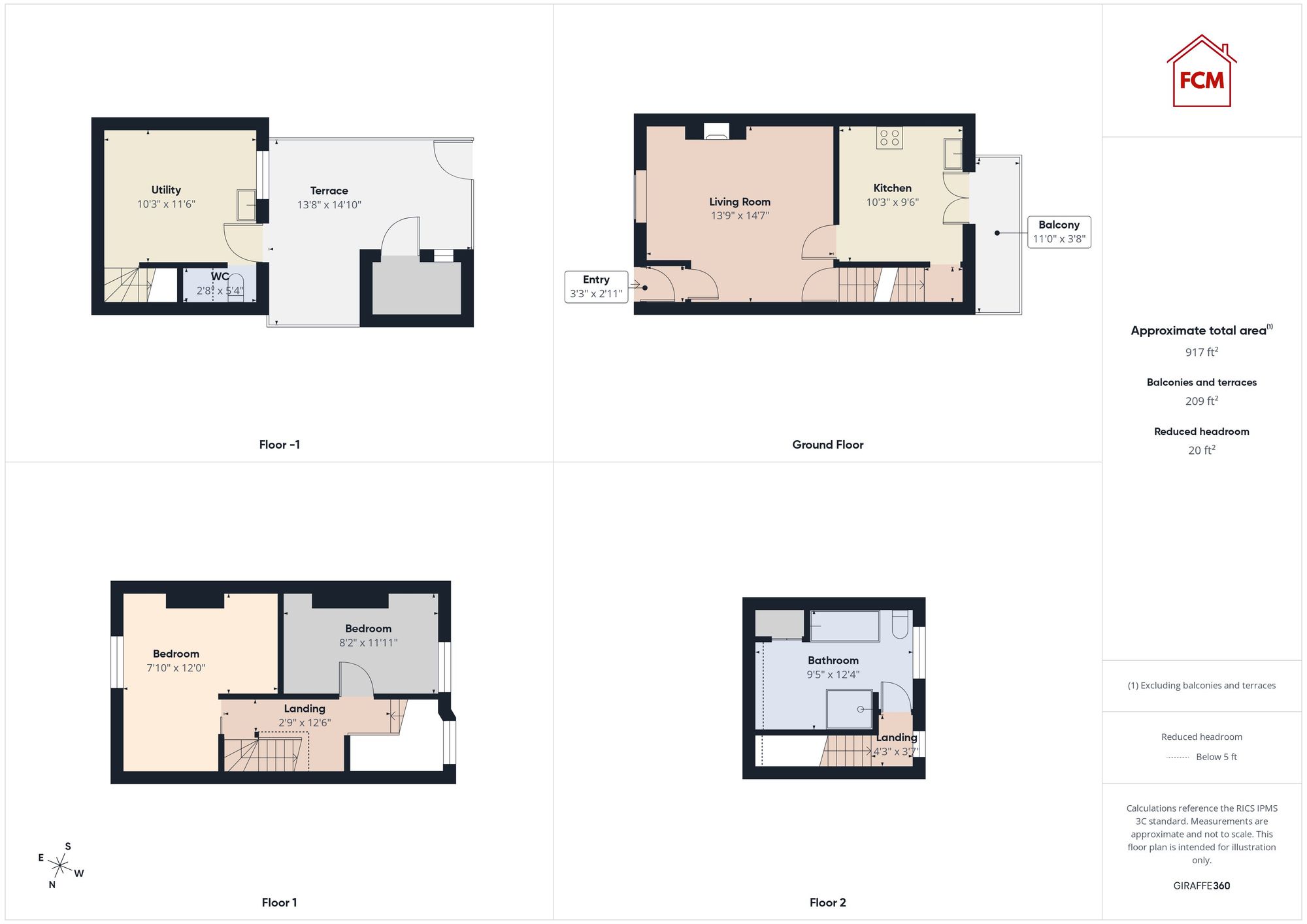 8 Mill Street, Frizington floorplan