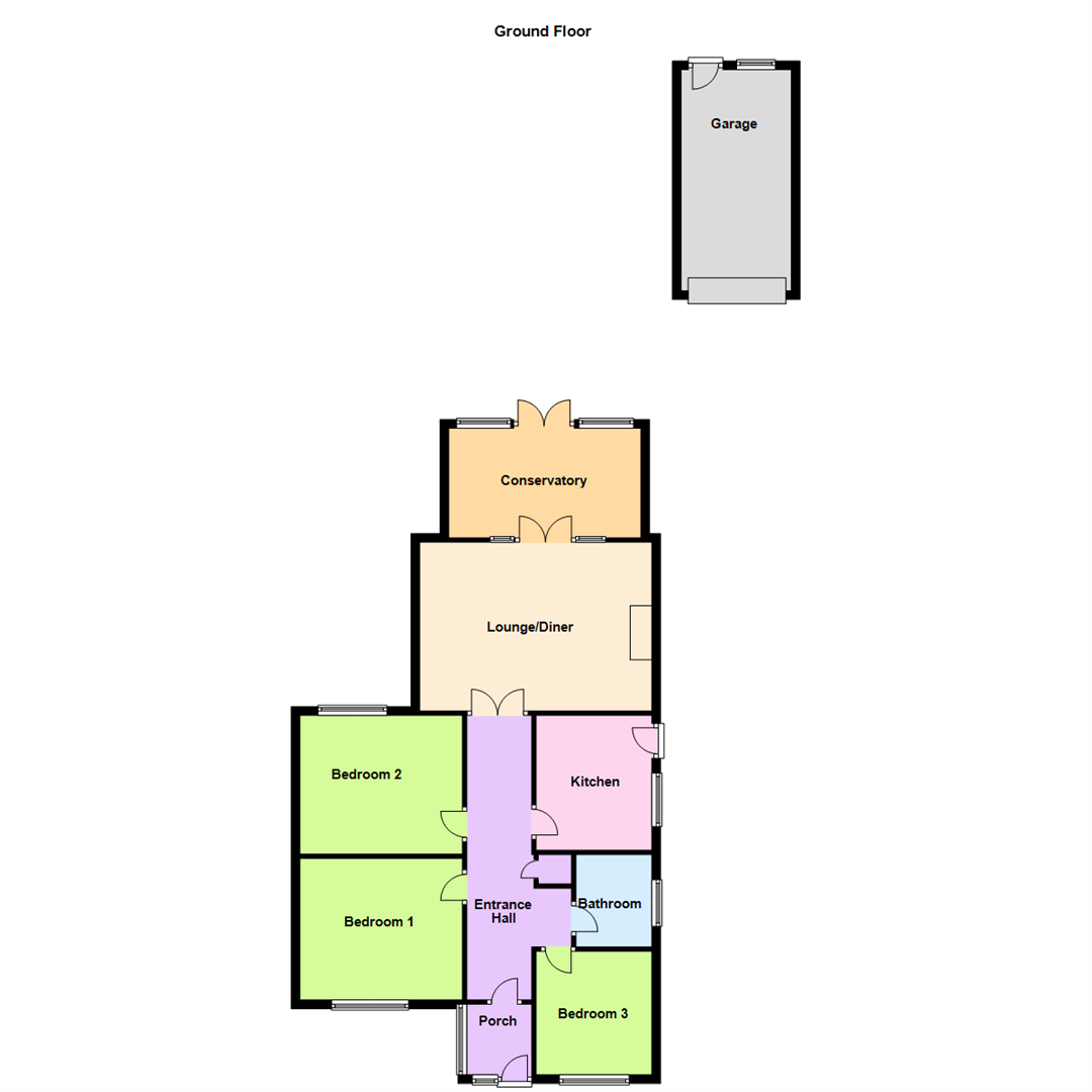 3 bed semidetached bungalow for sale in Sunningdale Avenue, Ipswich