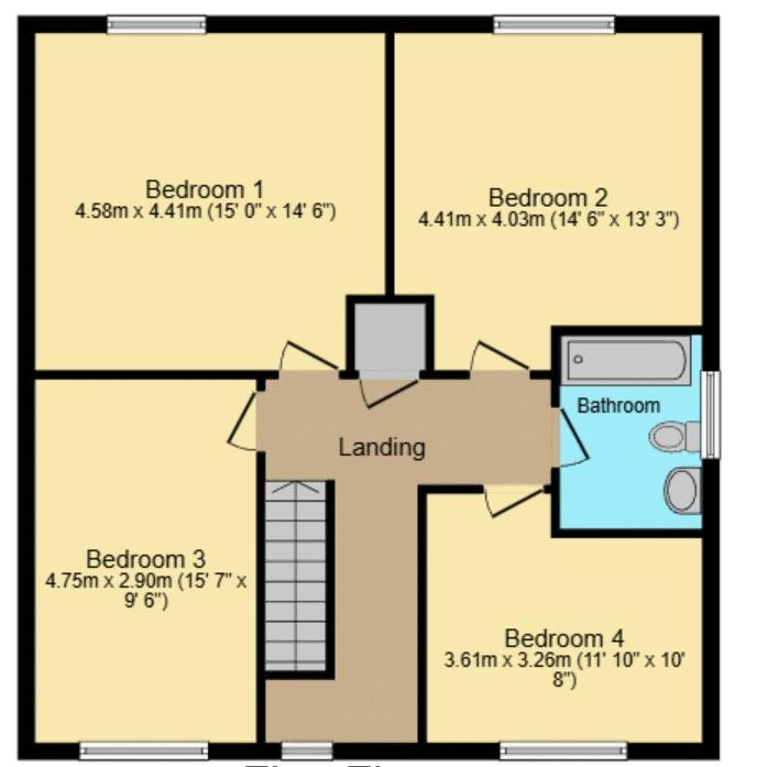 51, Beachampstead Road, St. Neots floorplan