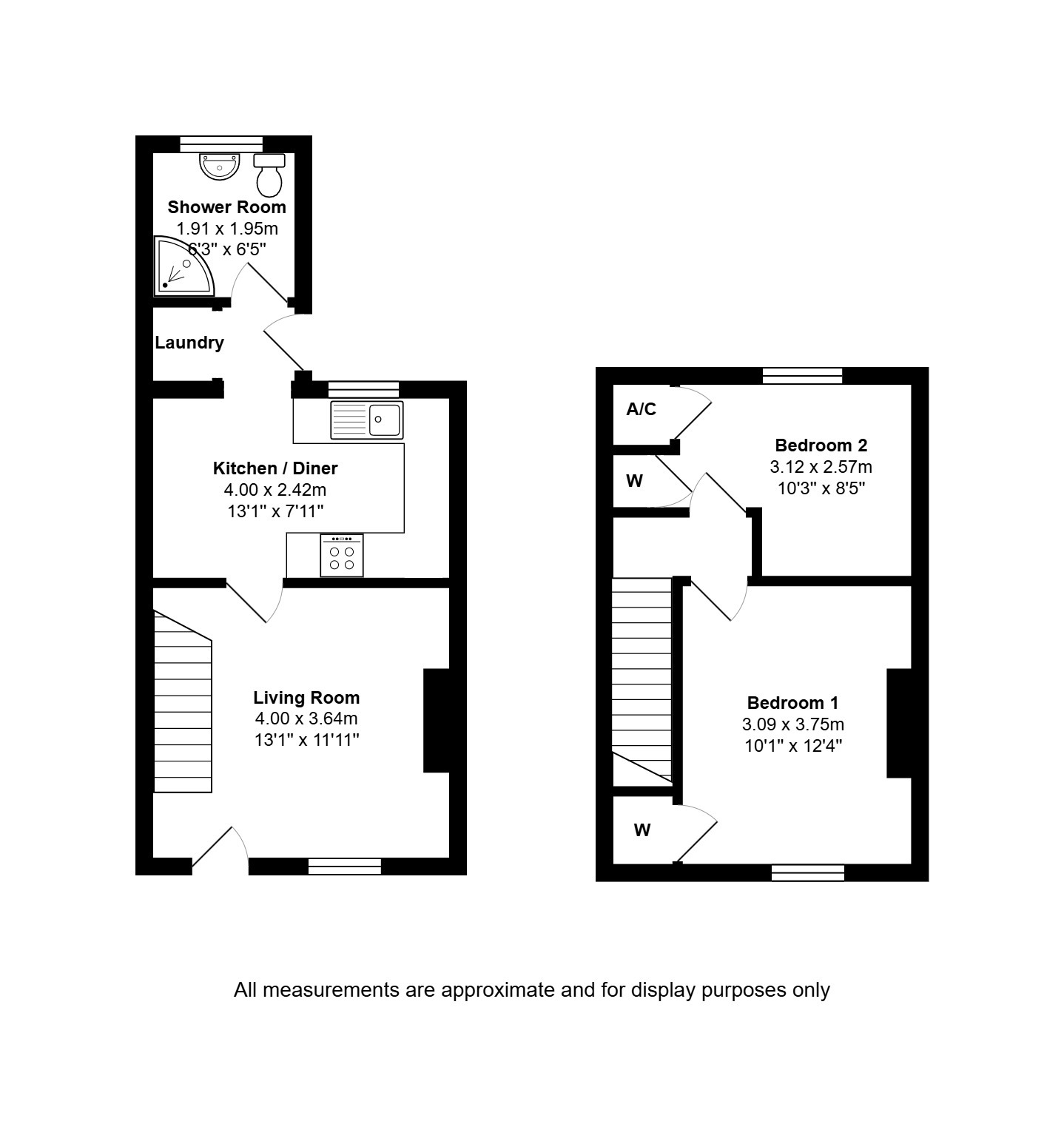 2 Bells Cottages, Castle Road, King's Lynn floorplan