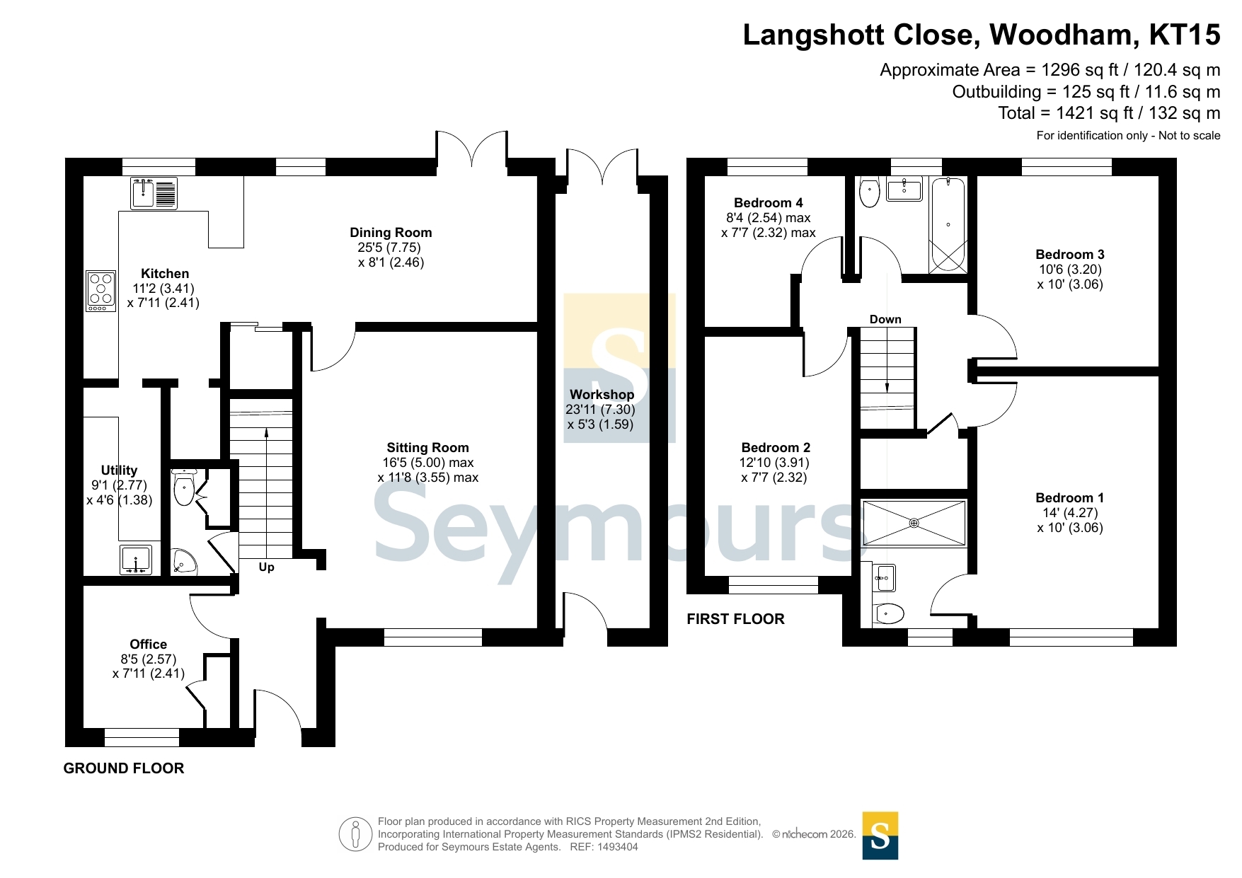 2, Langshott Close, Surrey floorplan