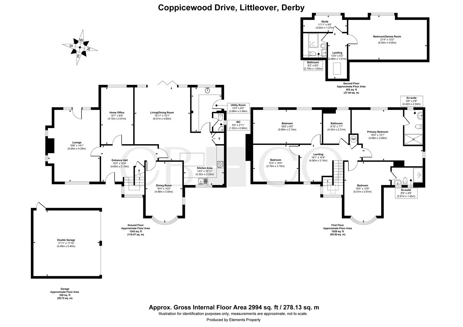 27, Coppicewood Drive, Derby floorplan