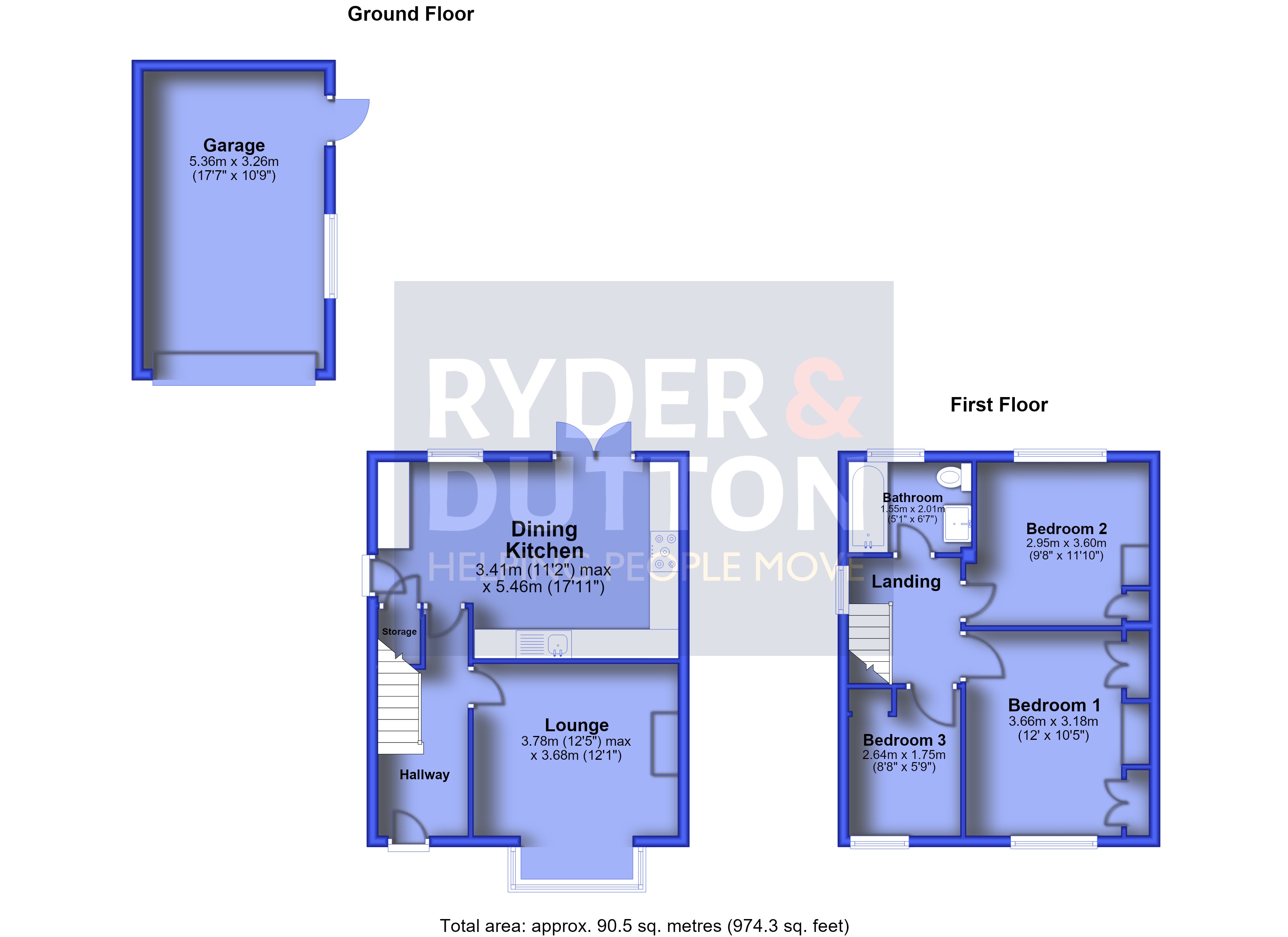 100, Marsh Lane, Huddersfield floorplan
