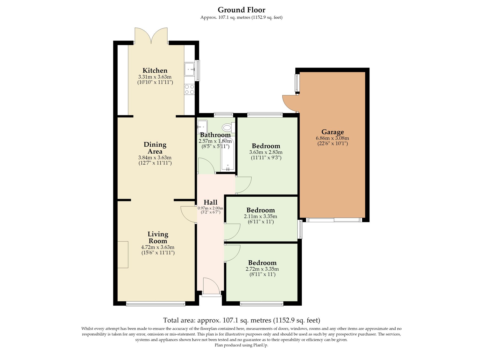 36 Coronation Road, Norwich floorplan