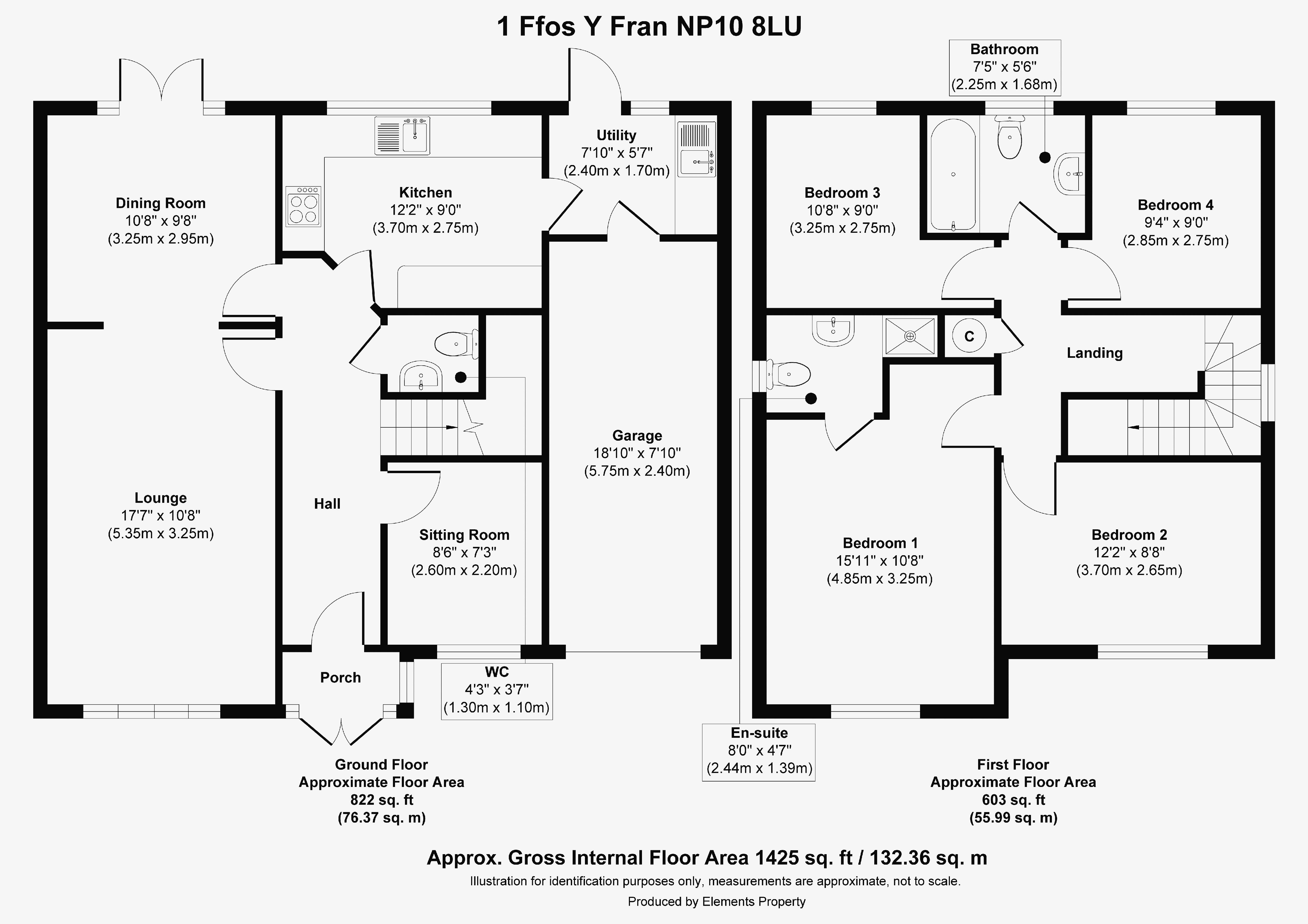 1, Ffos-Y-Fran, Newport floorplan