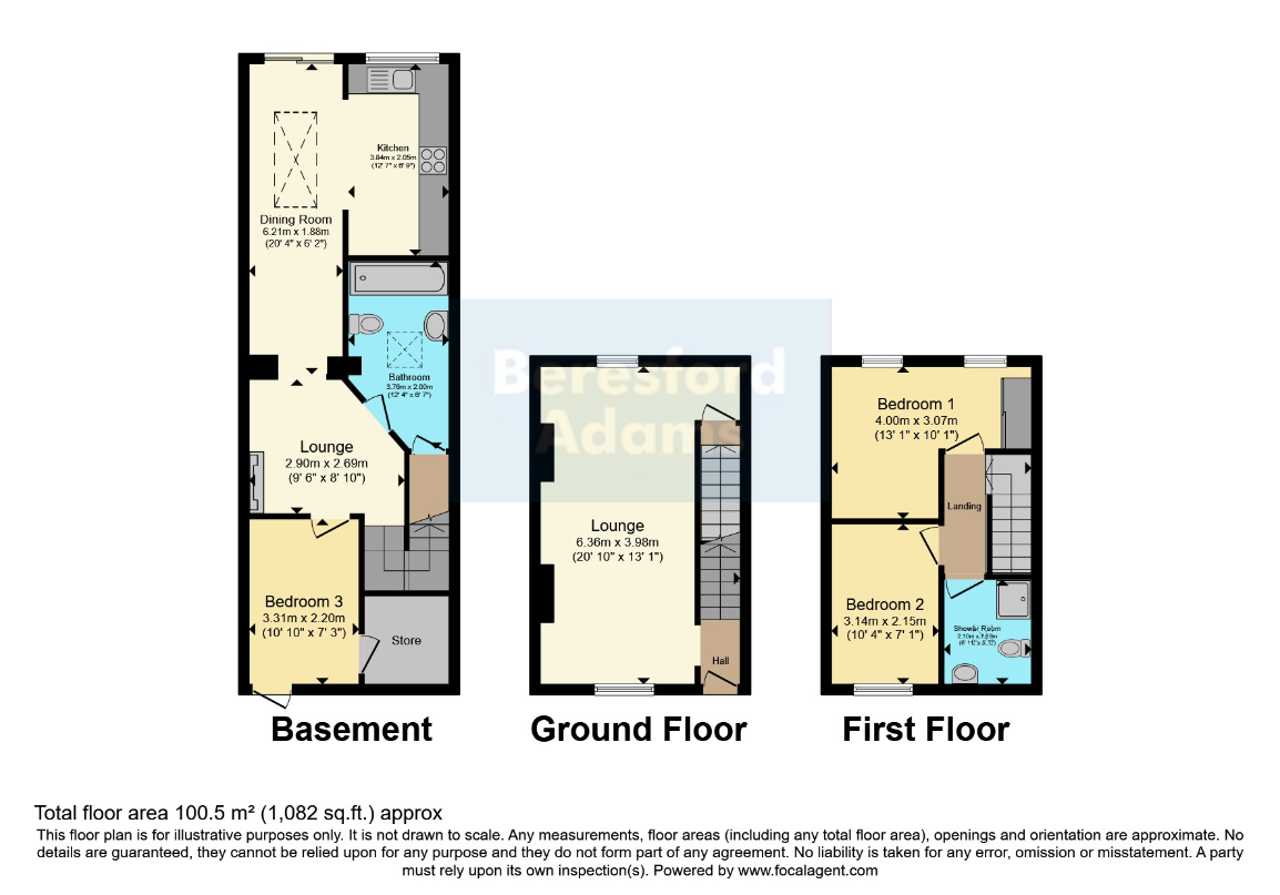 Grug Y Mynydd, 154, High Street, Gwynedd floorplan