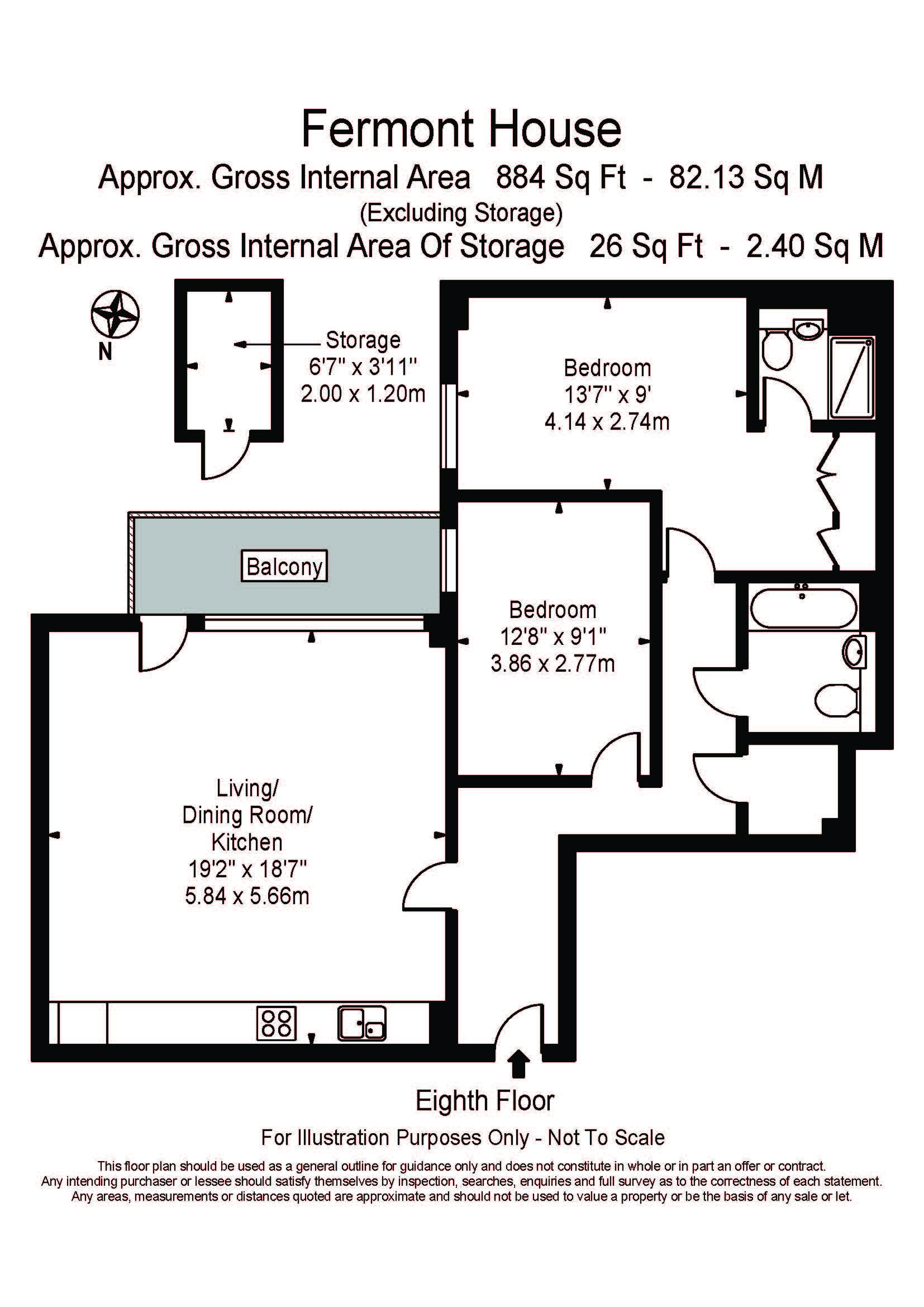 Fermont House , Beaufort Square, London floorplan