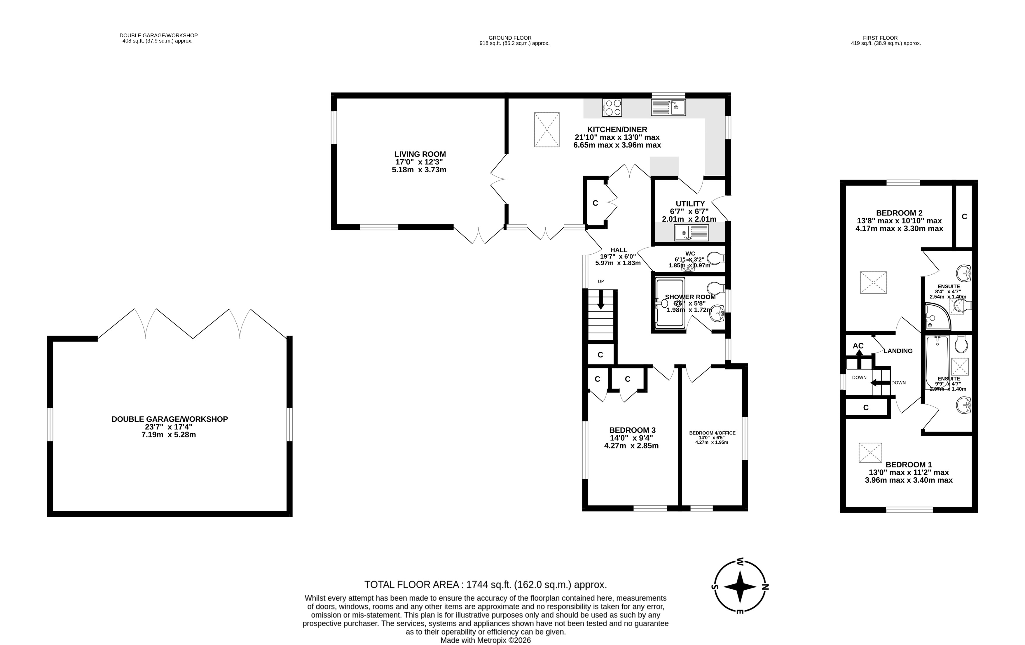 Hartswell, Taunton floorplan