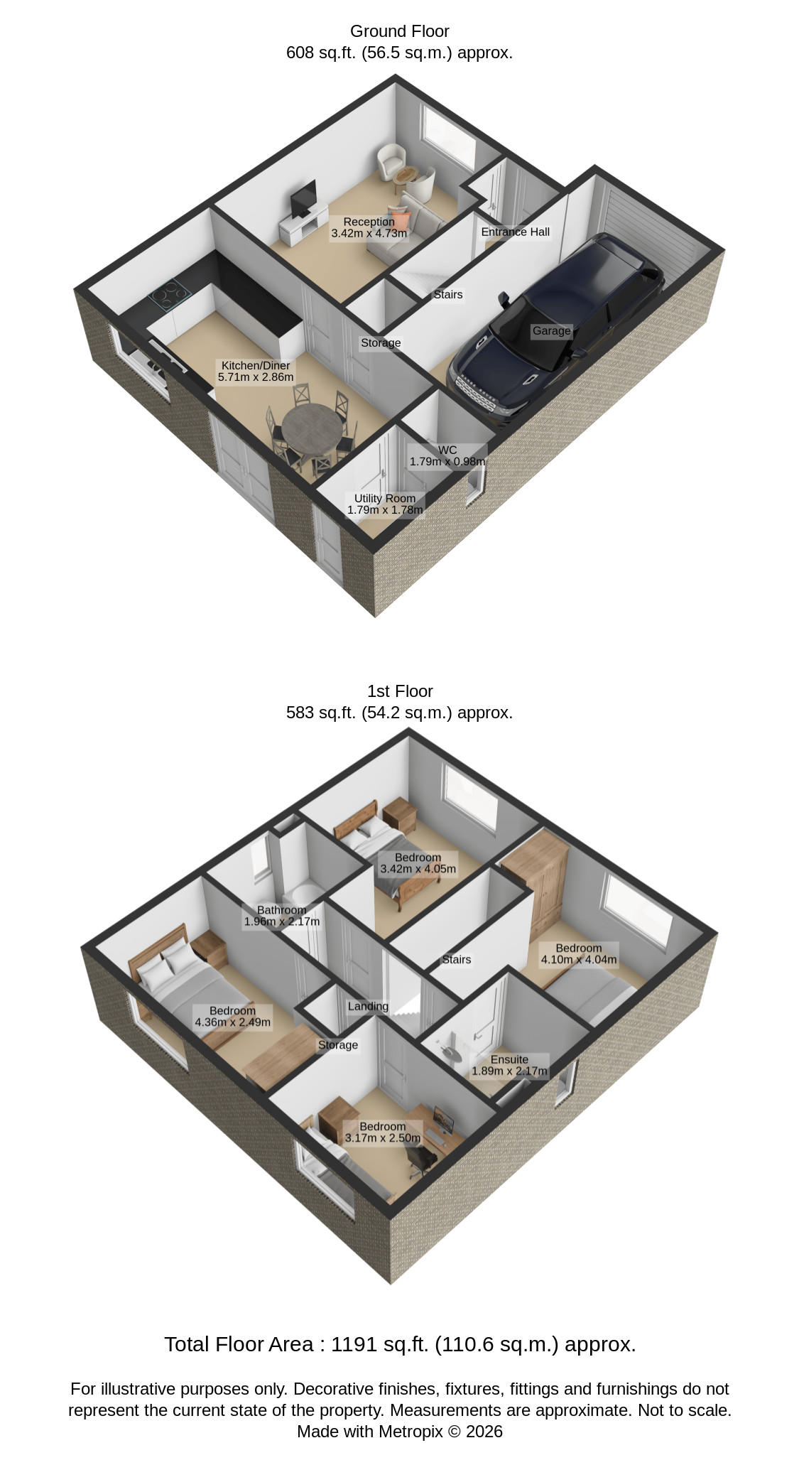 12, Russet Close, Doncaster floorplan