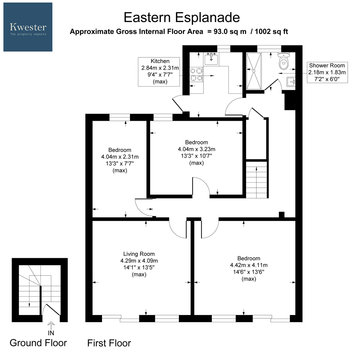 Flat 2 202, Eastern Esplanade, Southend-on-sea floorplan