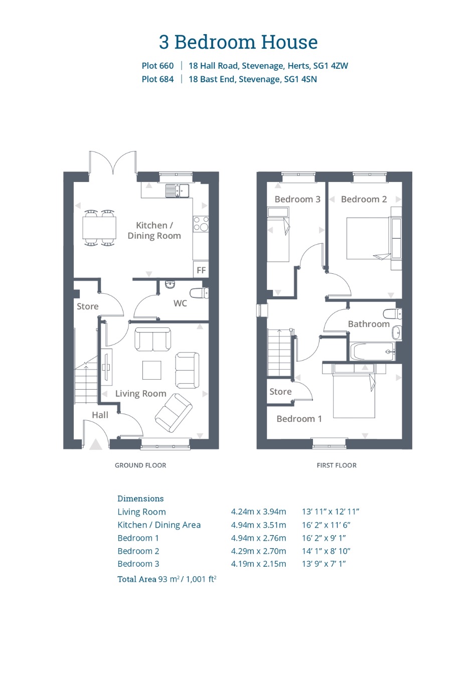 18, Forster Park, Stevenage floorplan